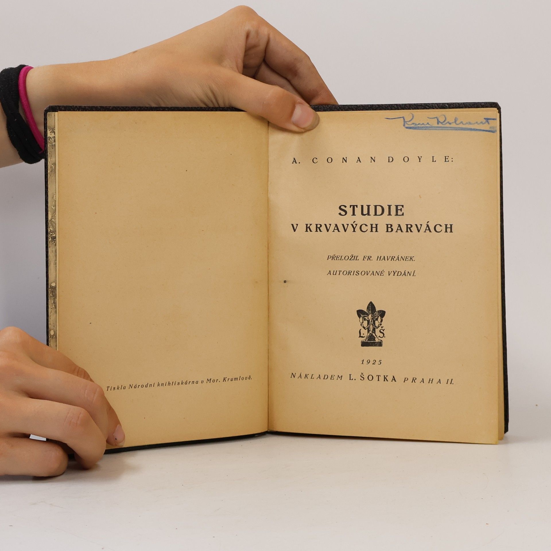Arthur Conan Doyle Studie v krvavých barvách