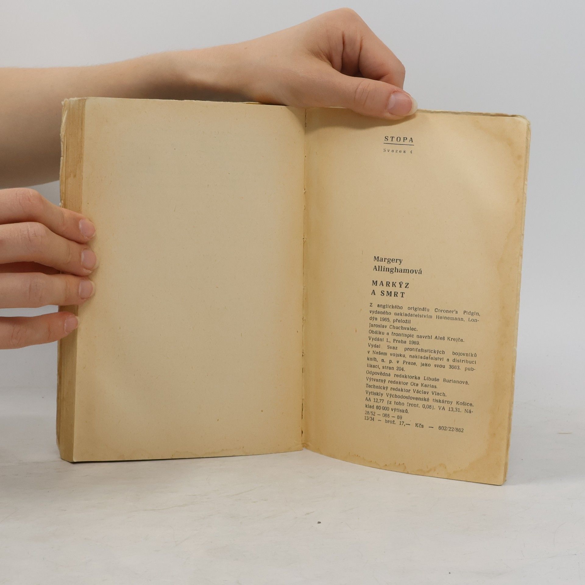 Margery Allingham Markýz a smrt
