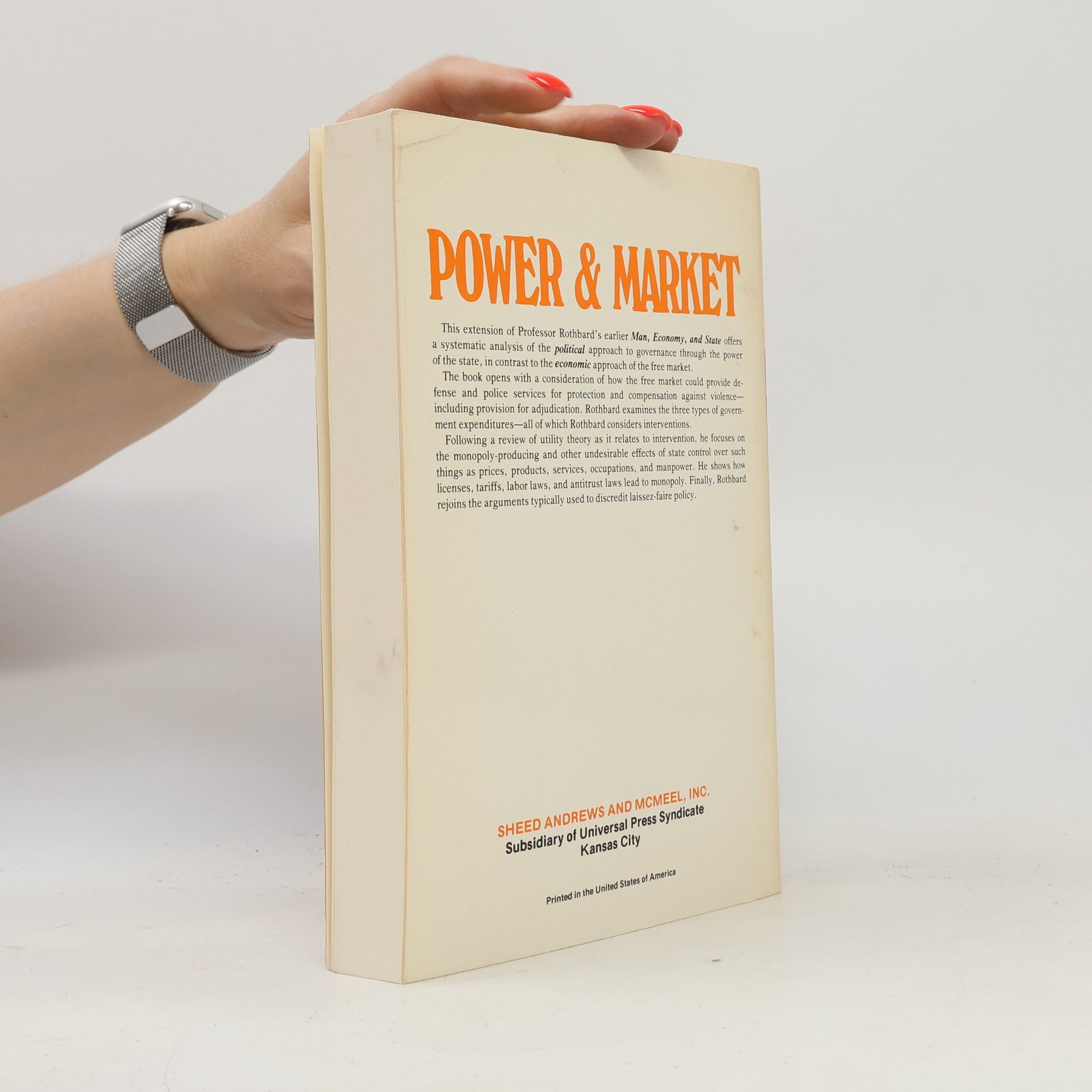 Murray Rothbard The Studies in Economic Theory Series: Power and Market