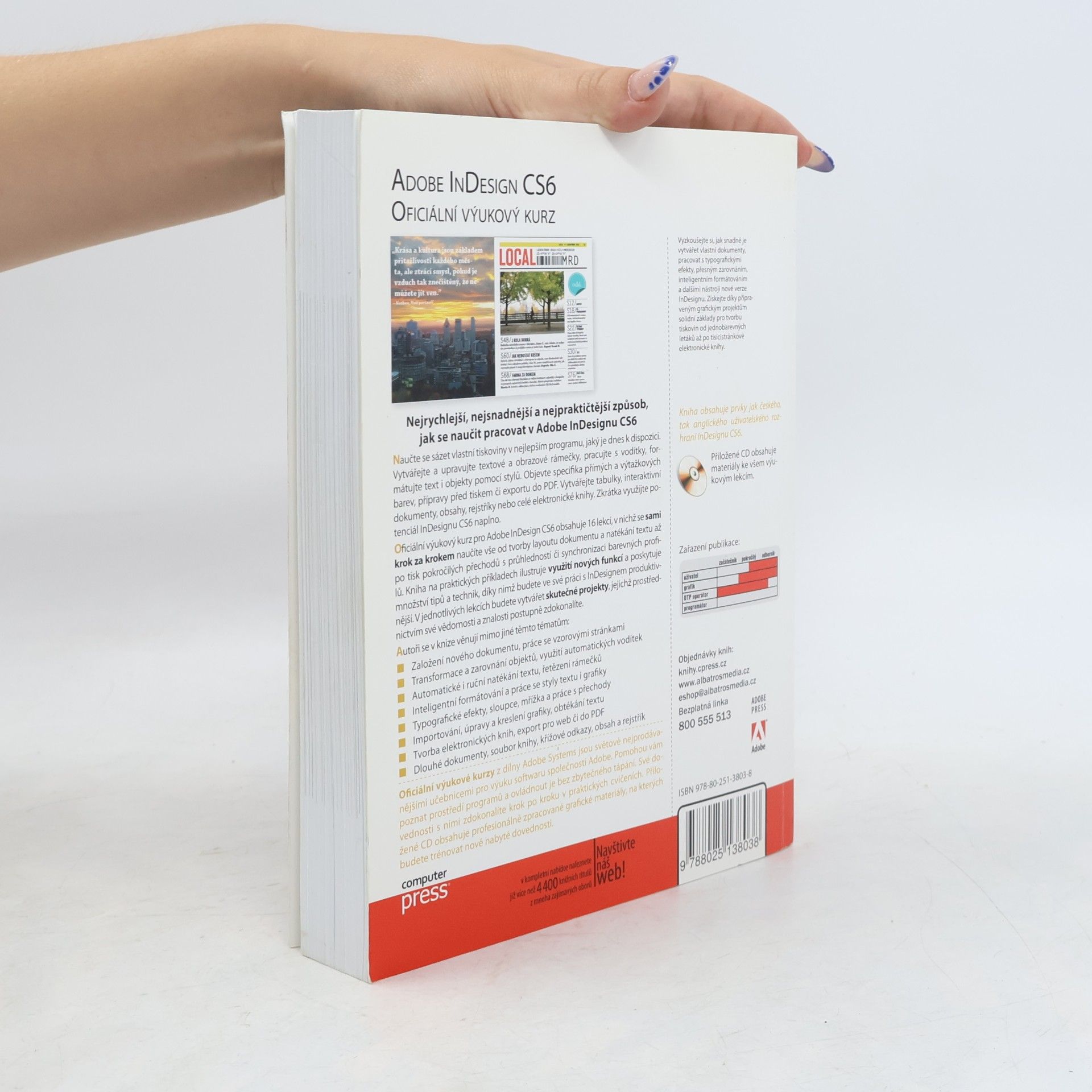 Collectif d'auteurs Adobe InDesign CS6 : oficiální výukový kurz