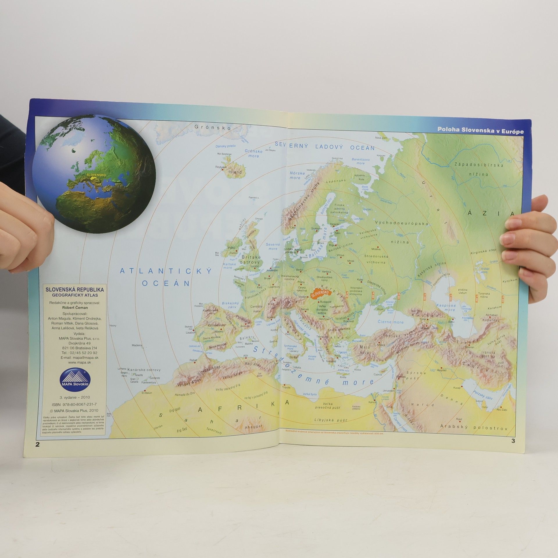 Róbert Čeman Slovenská republika - Geografický atlas