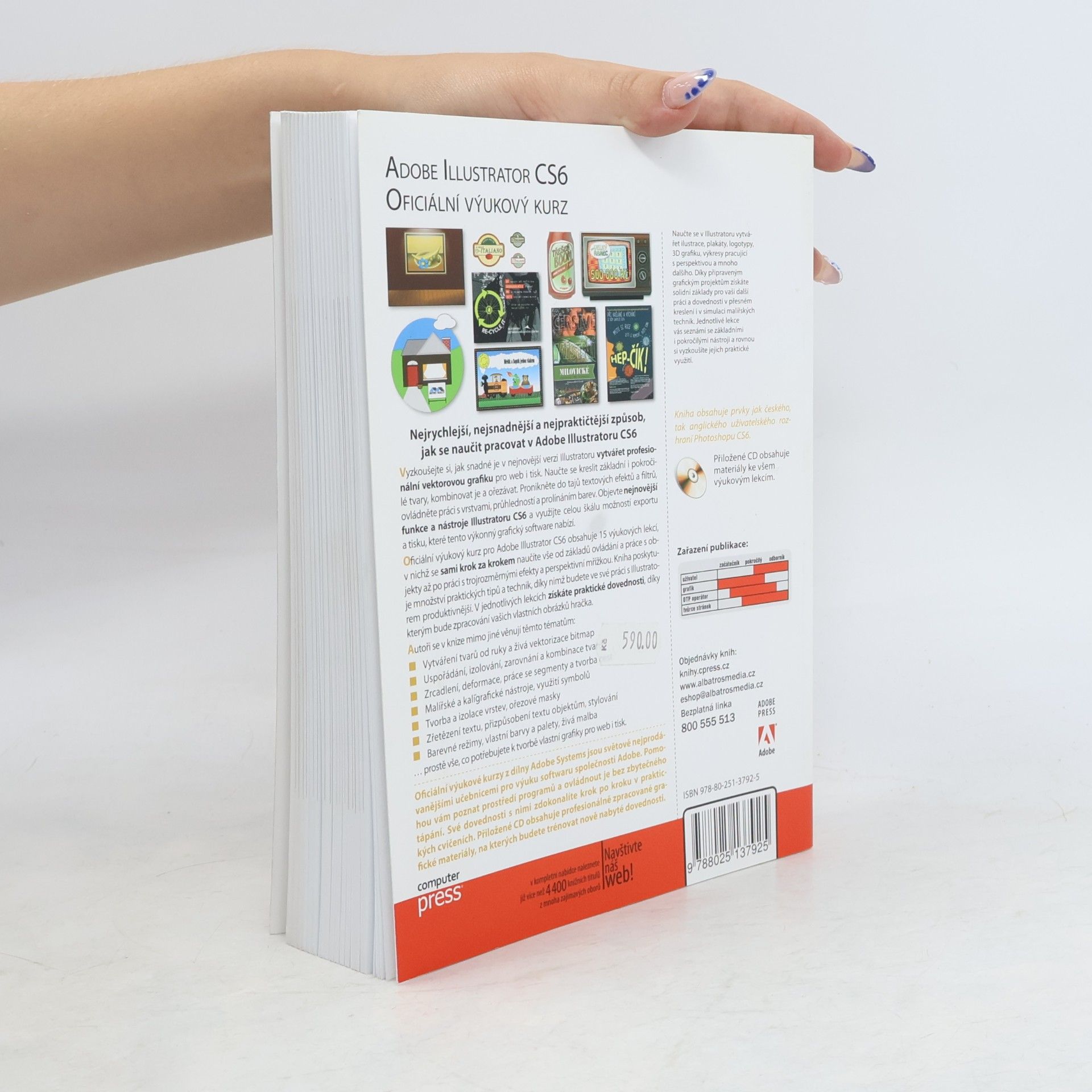 Kolektiv autorů Adobe Illustrator CS6 : oficiální výukový kurz