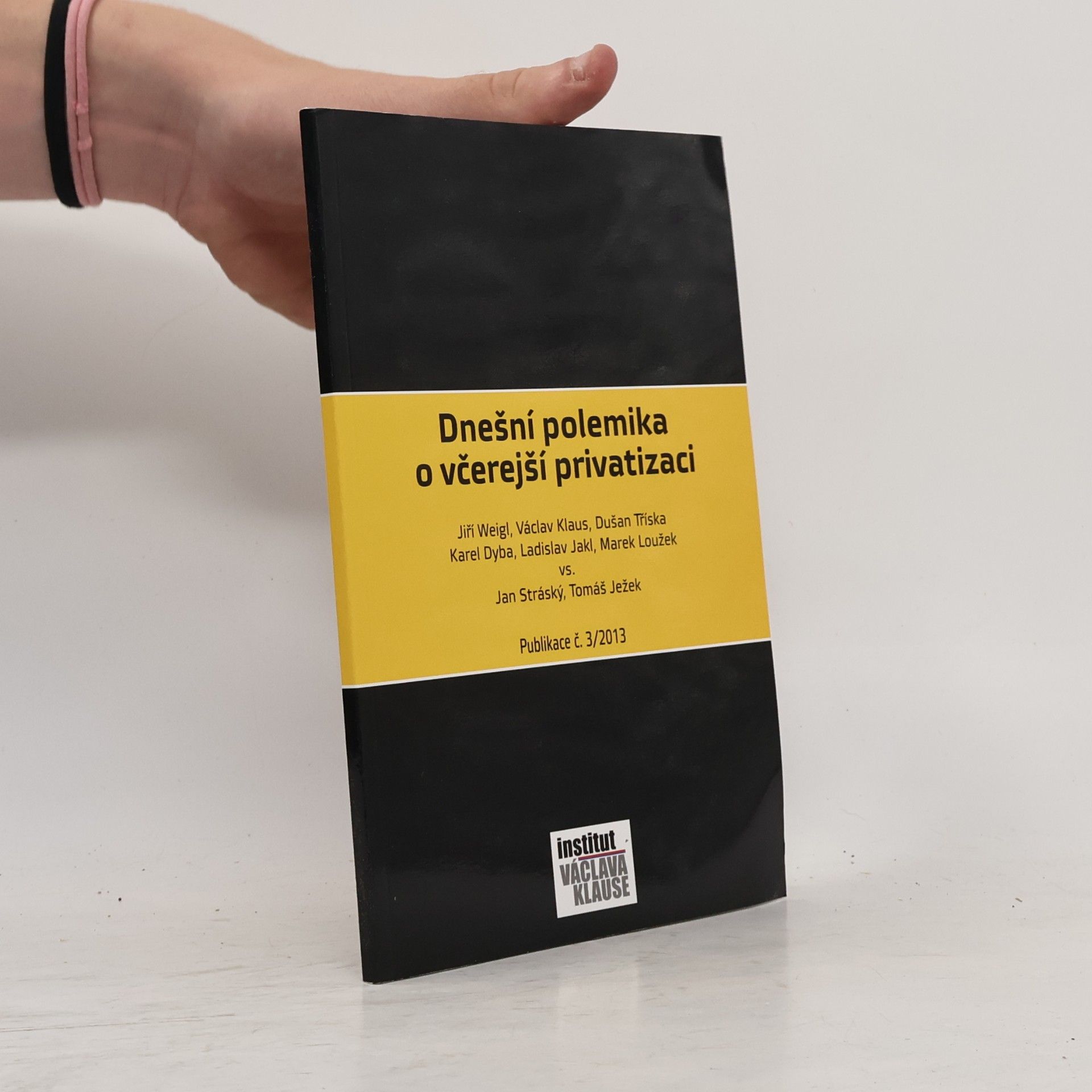 Jiří Weigl Dnešní polemika o včerejší privatizaci