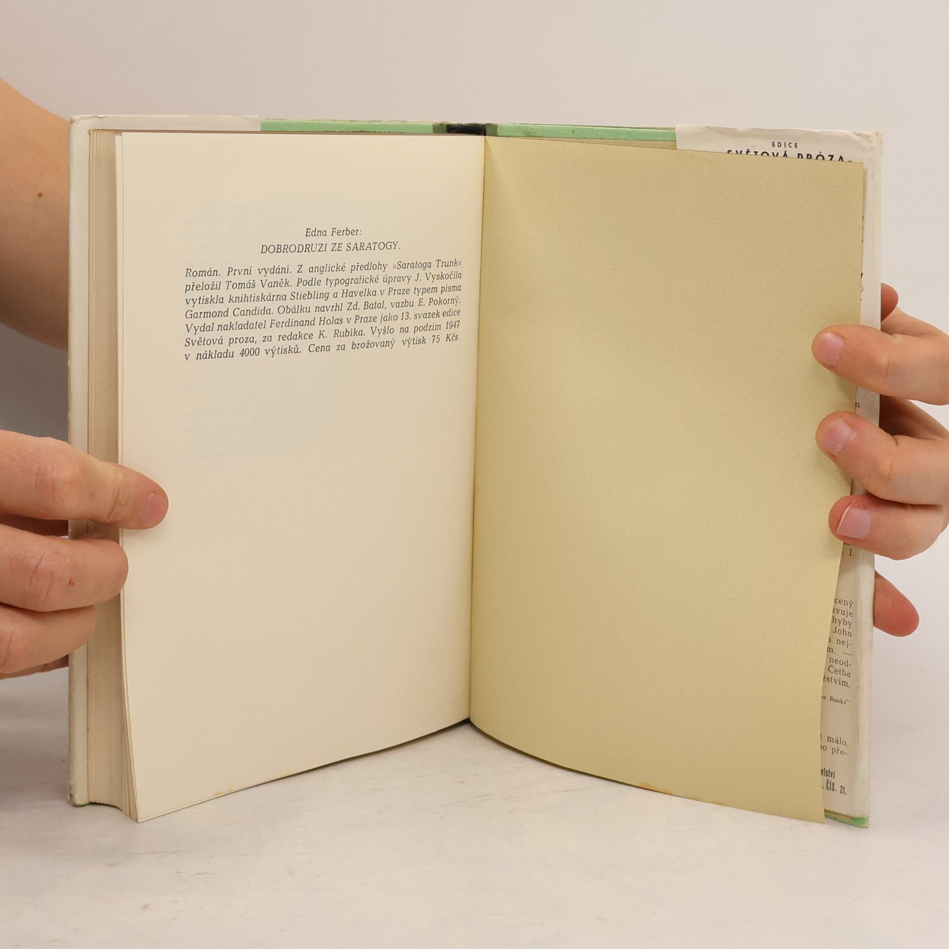 Edna Ferber Dobrodruzi ze Saratogy