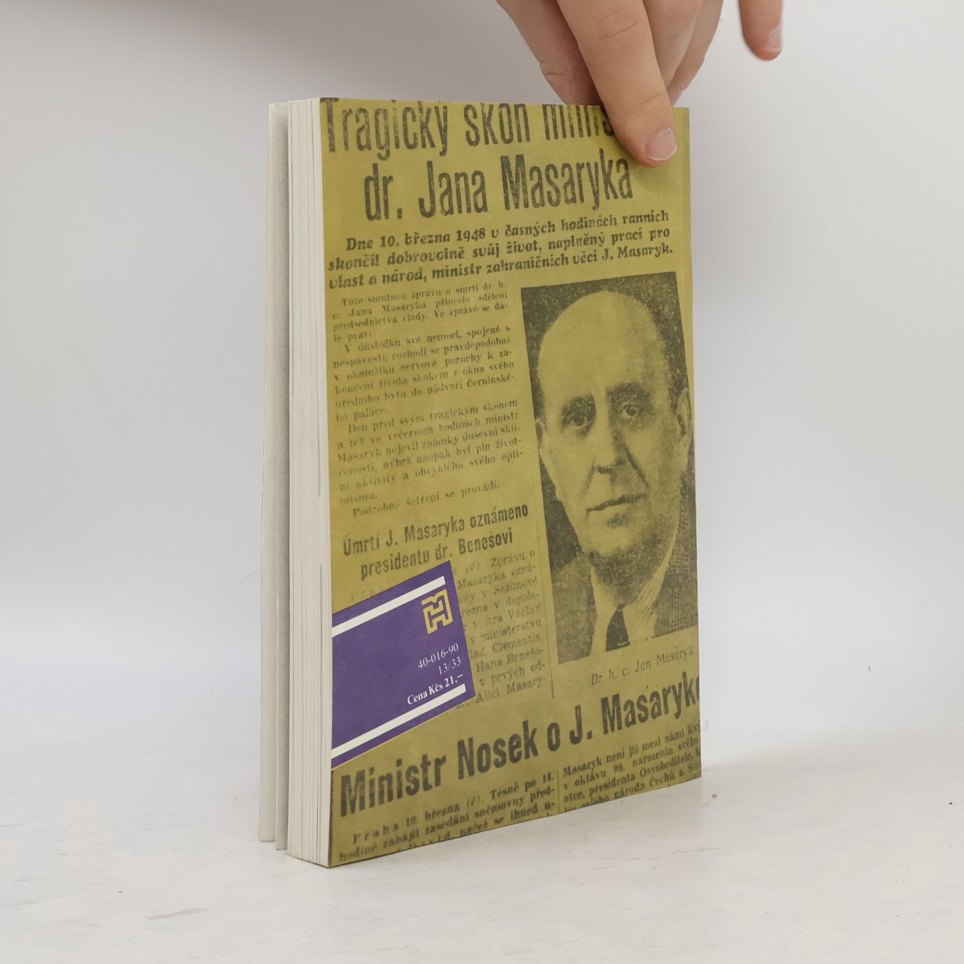 Petr Kettner Proč zemřel Jan Masaryk?