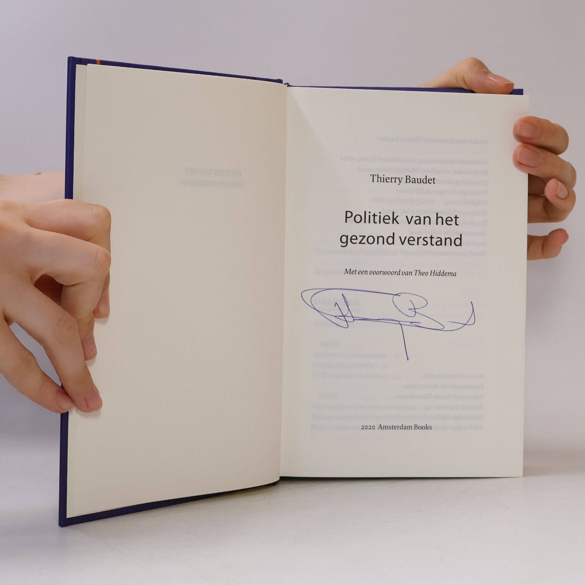 Thierry Baudet Politiek van het gezond verstand