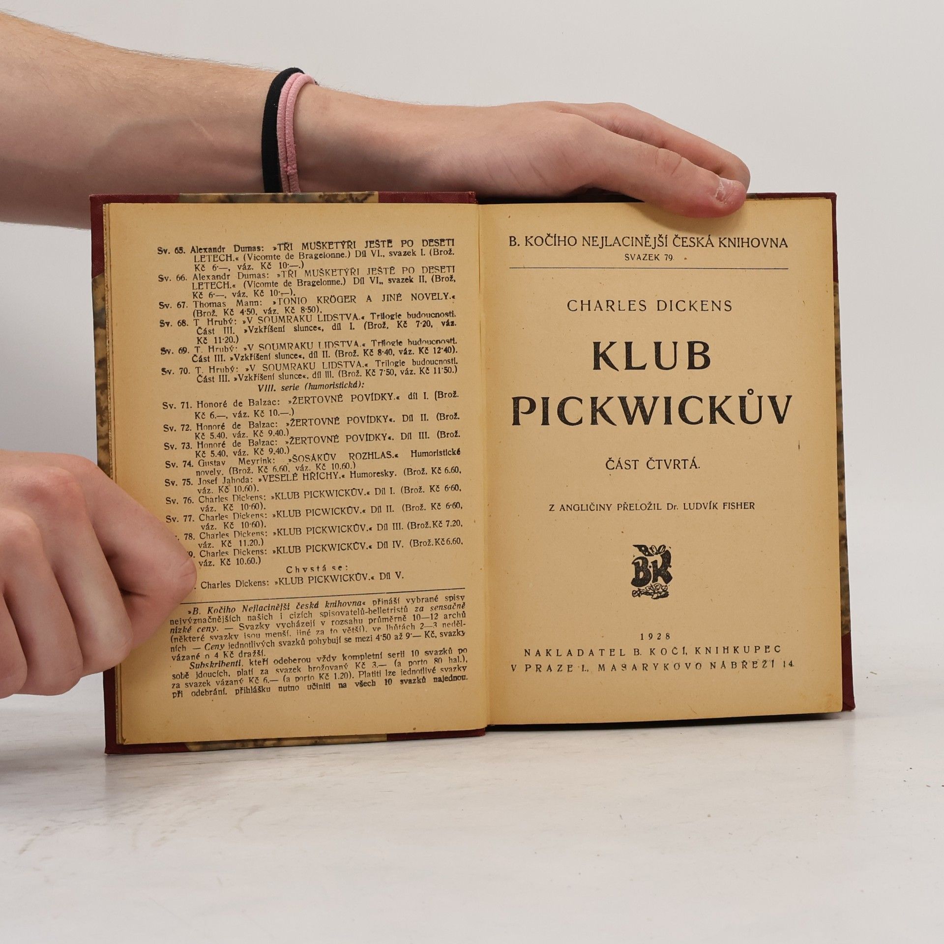 Charles Dickens Klub Pickwickův 4