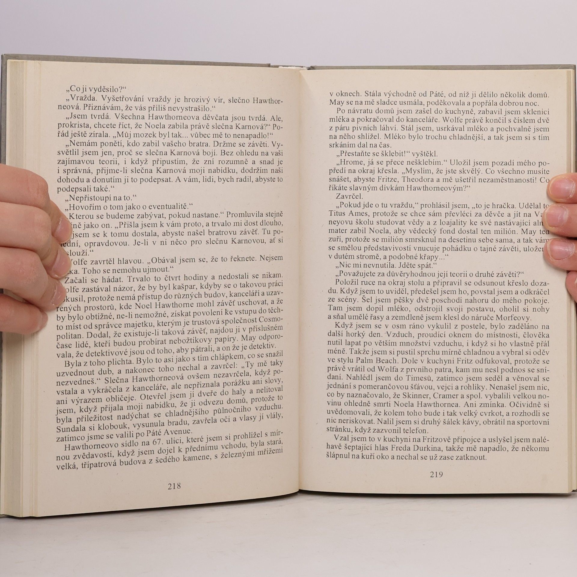 Rex Stout Tři případy a Nero Wolfe