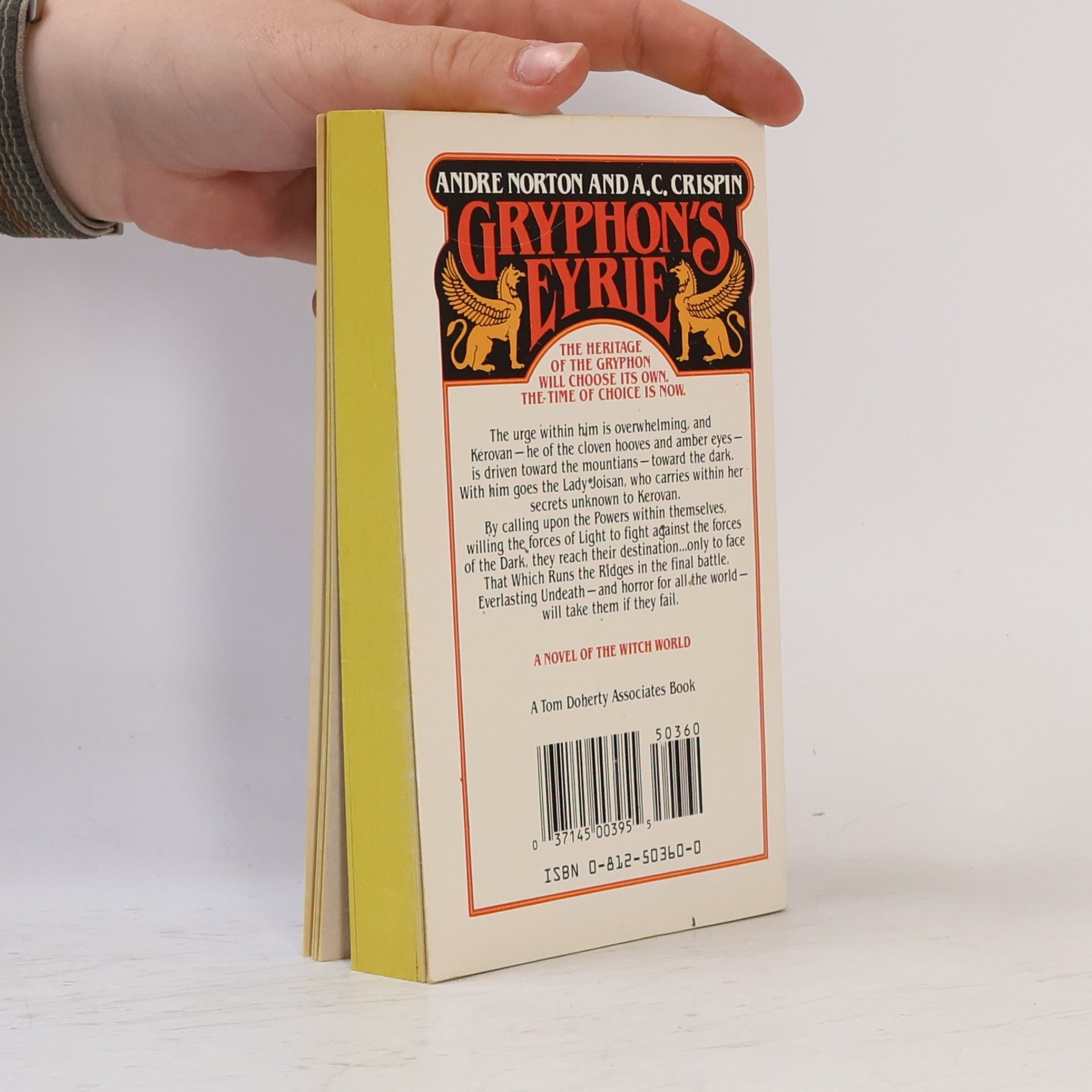 Andre Norton Tor Fantasy: Gryphon's Eyrie