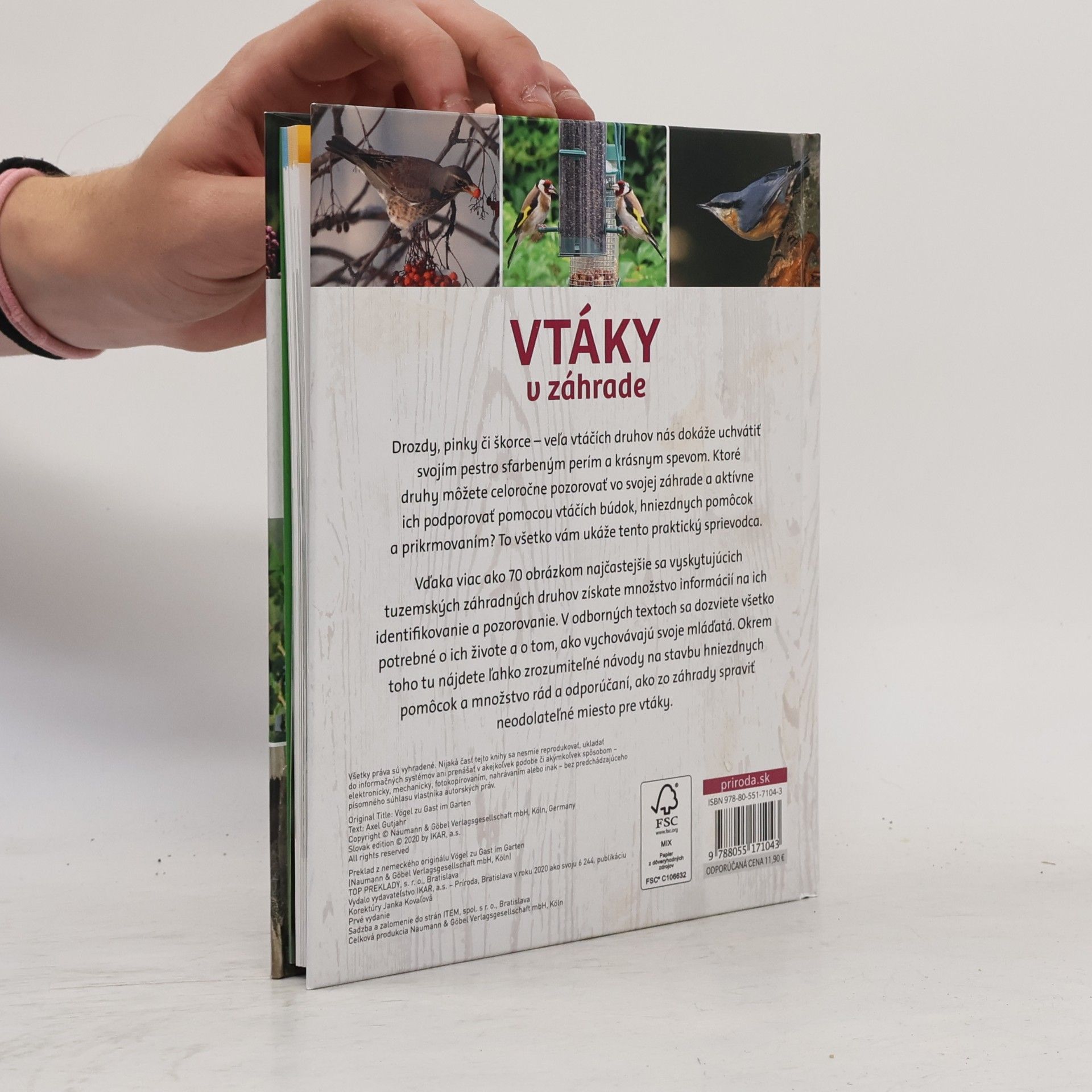 Axel Gutjahr Vtáky v záhrade - Pozorovať, spoznávať, ochraňovať