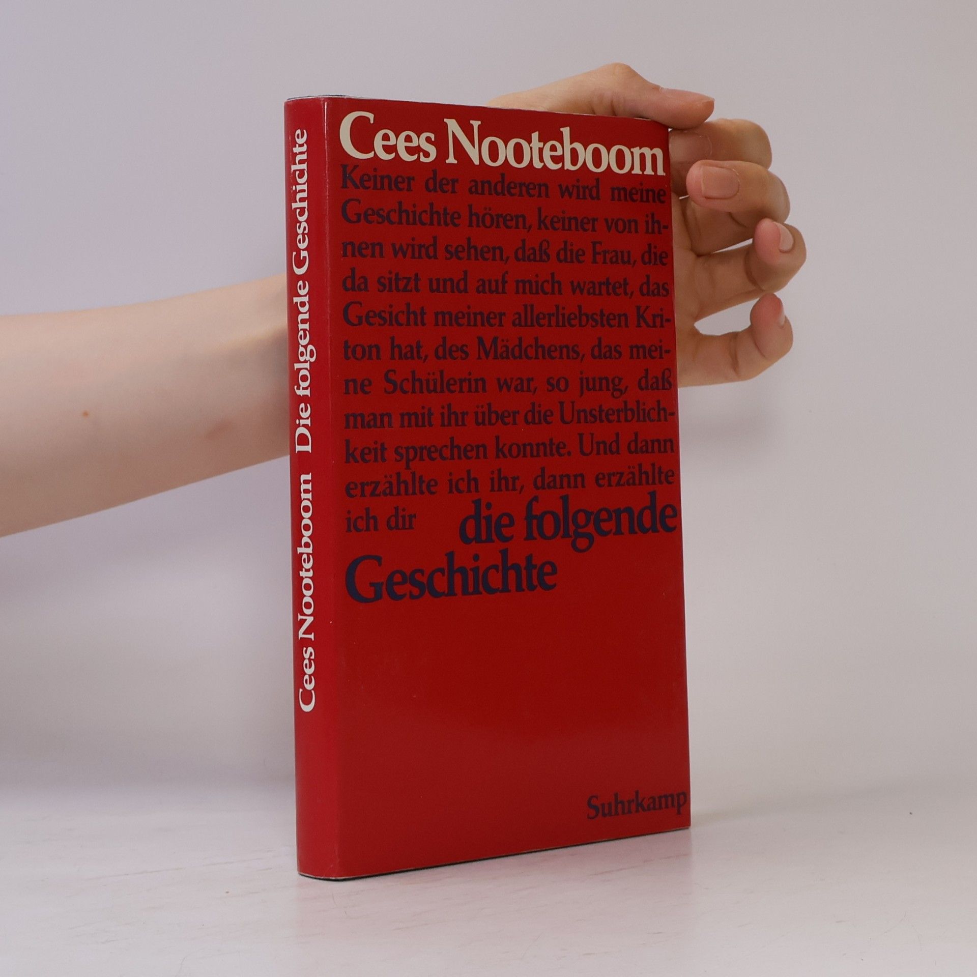 Cees Nooteboom Die folgende Geschichte