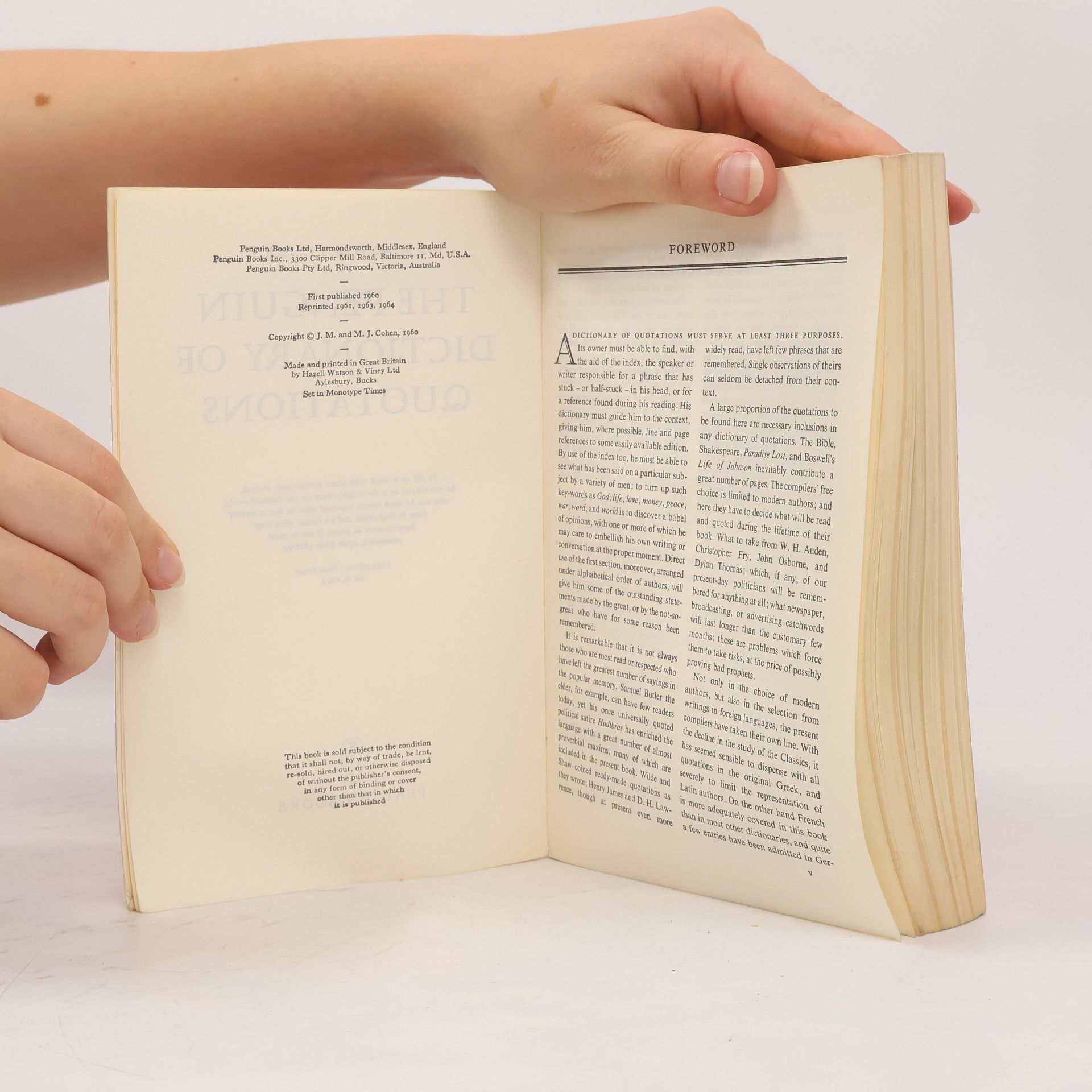 M. J. Cohen Dictionary of Quotations