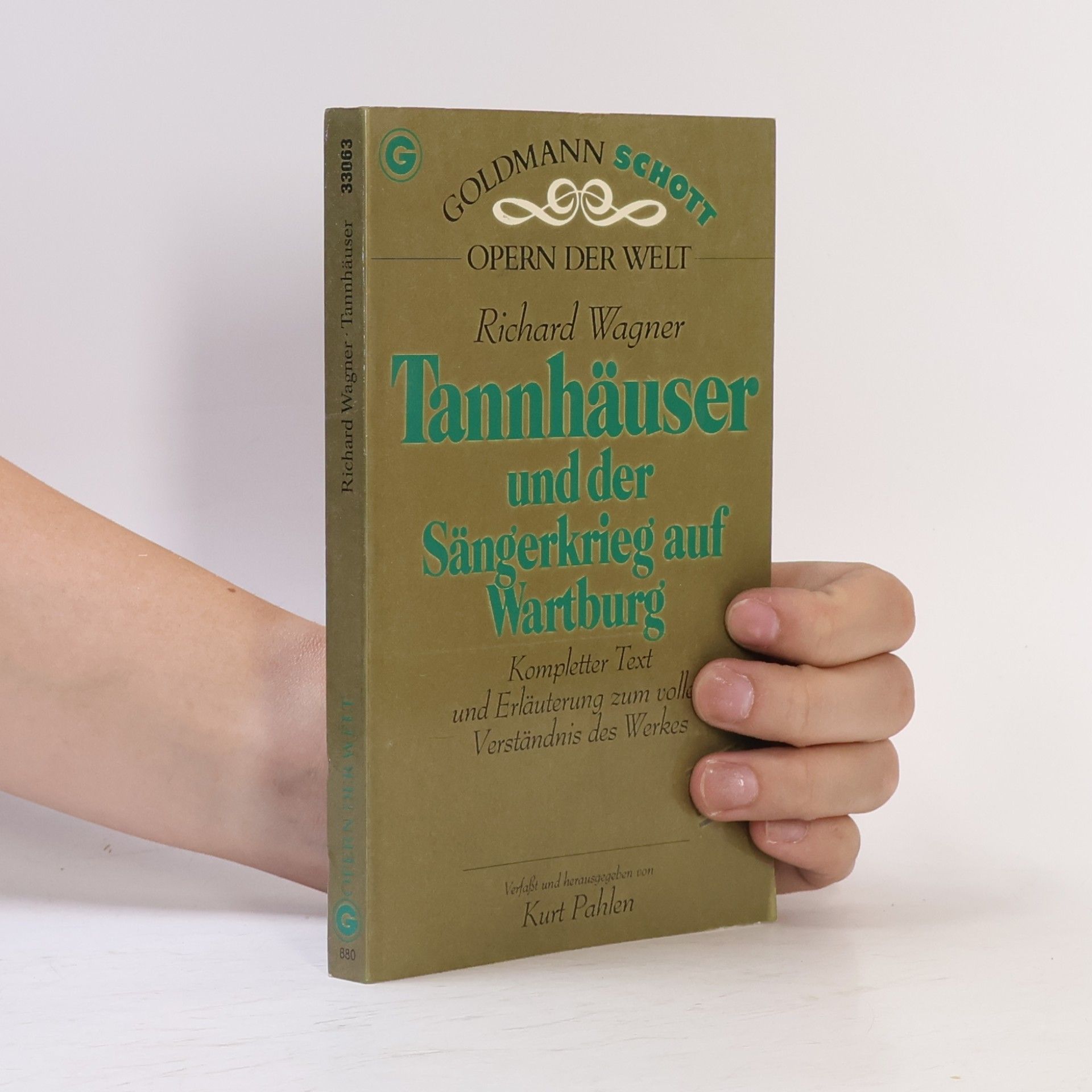Richard Wagner Tannhäuser und der Sängerkrieg auf der Wartburg