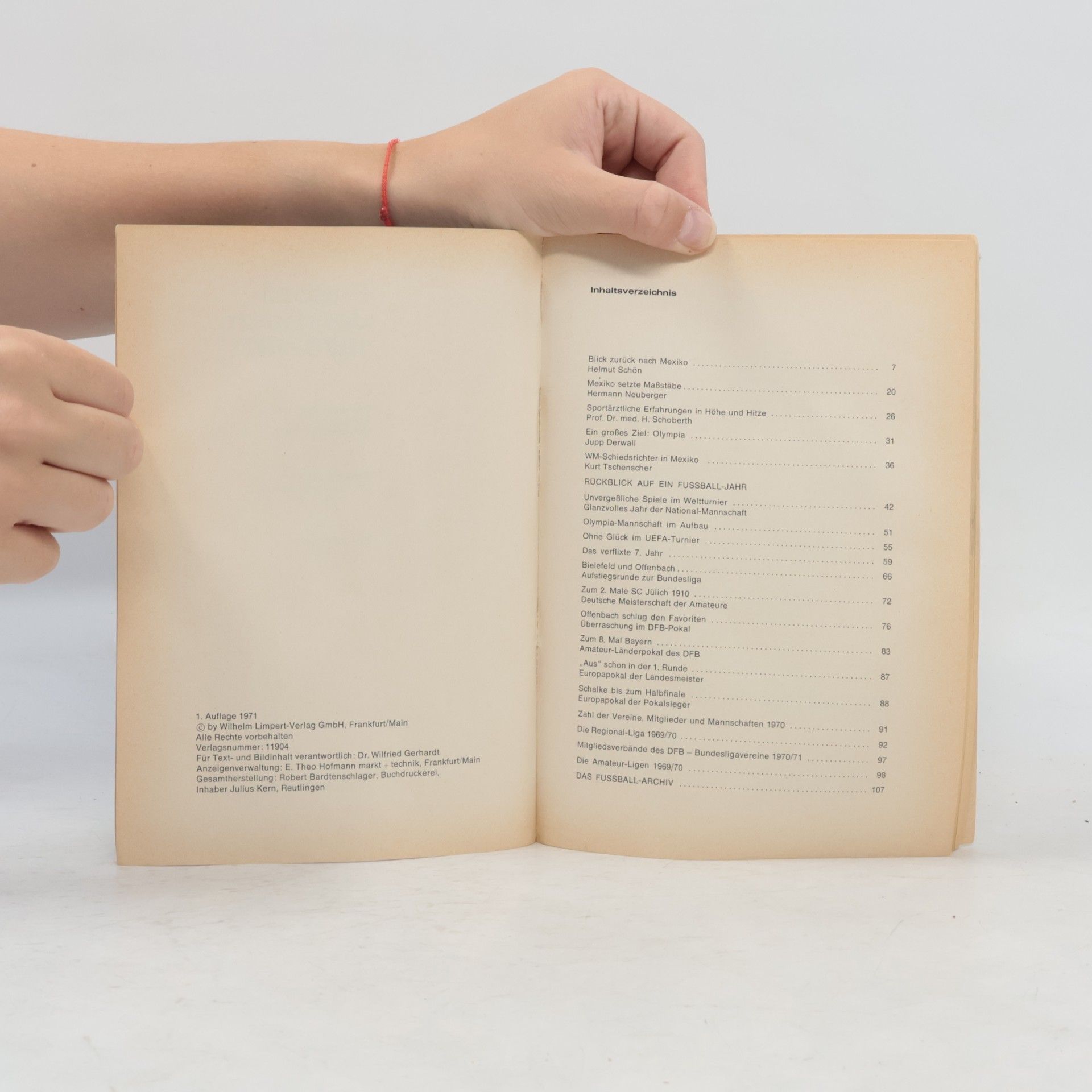 Autorenkollektiv Fussball-Jahrbuch 1970-1971