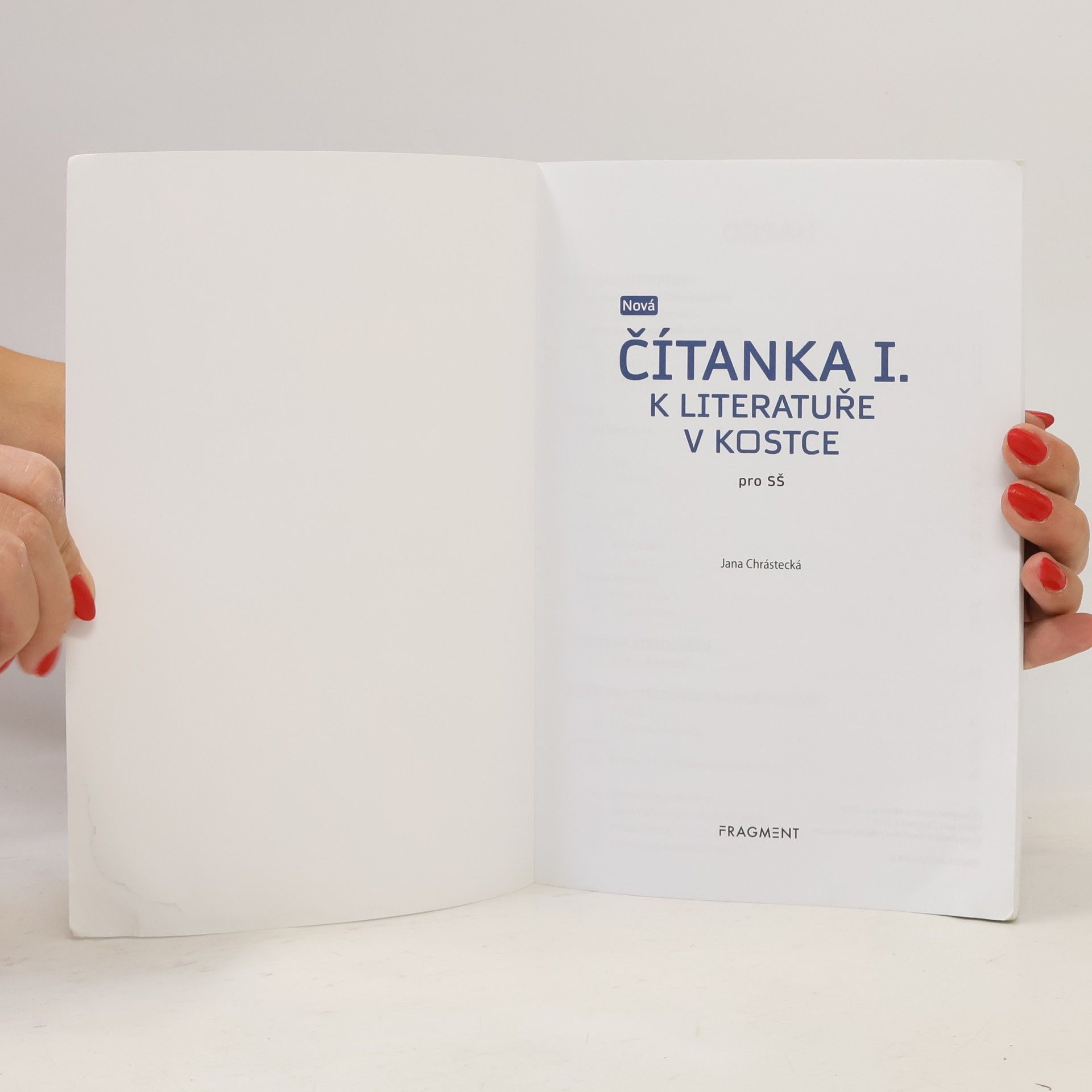 Jana Mrózková Nová čítanka I. k Literatuře v kostce pro SŠ