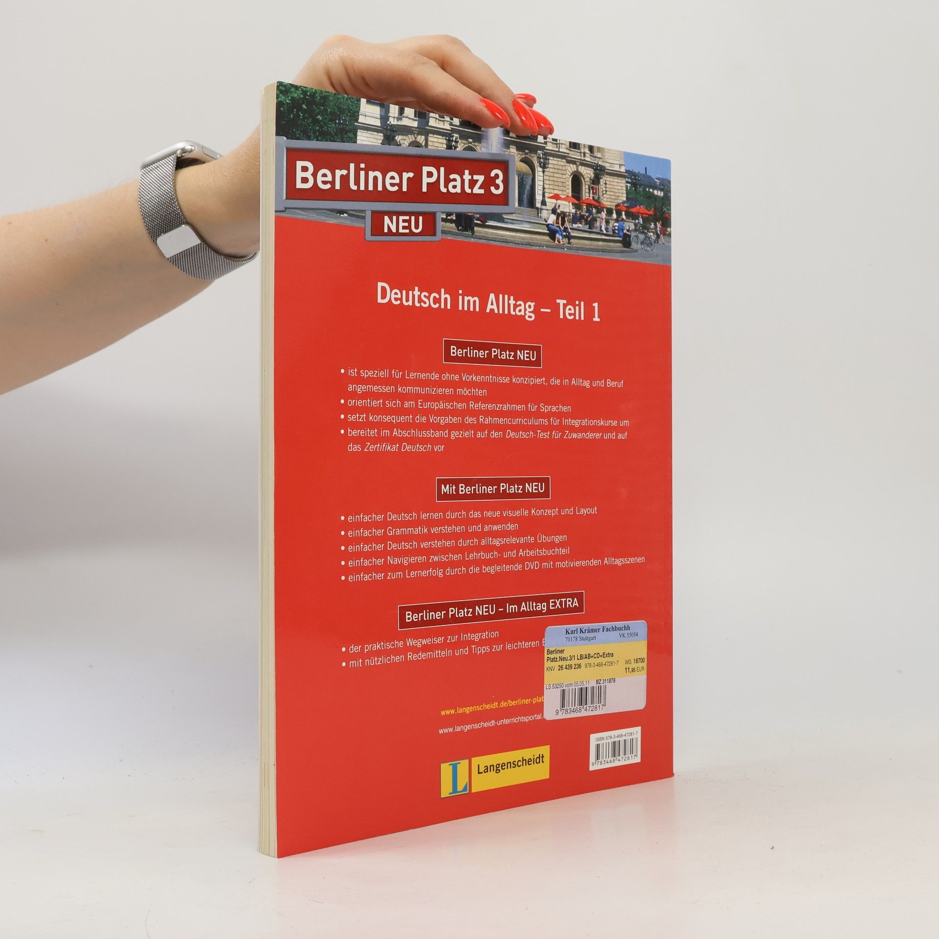 Susan Kaufmann Berliner Platz 3 Neu in Teilbänden - Lehr- und Arbeitsbuch 3, Teil 1 mit Audio-CD und Im Alltag Extra