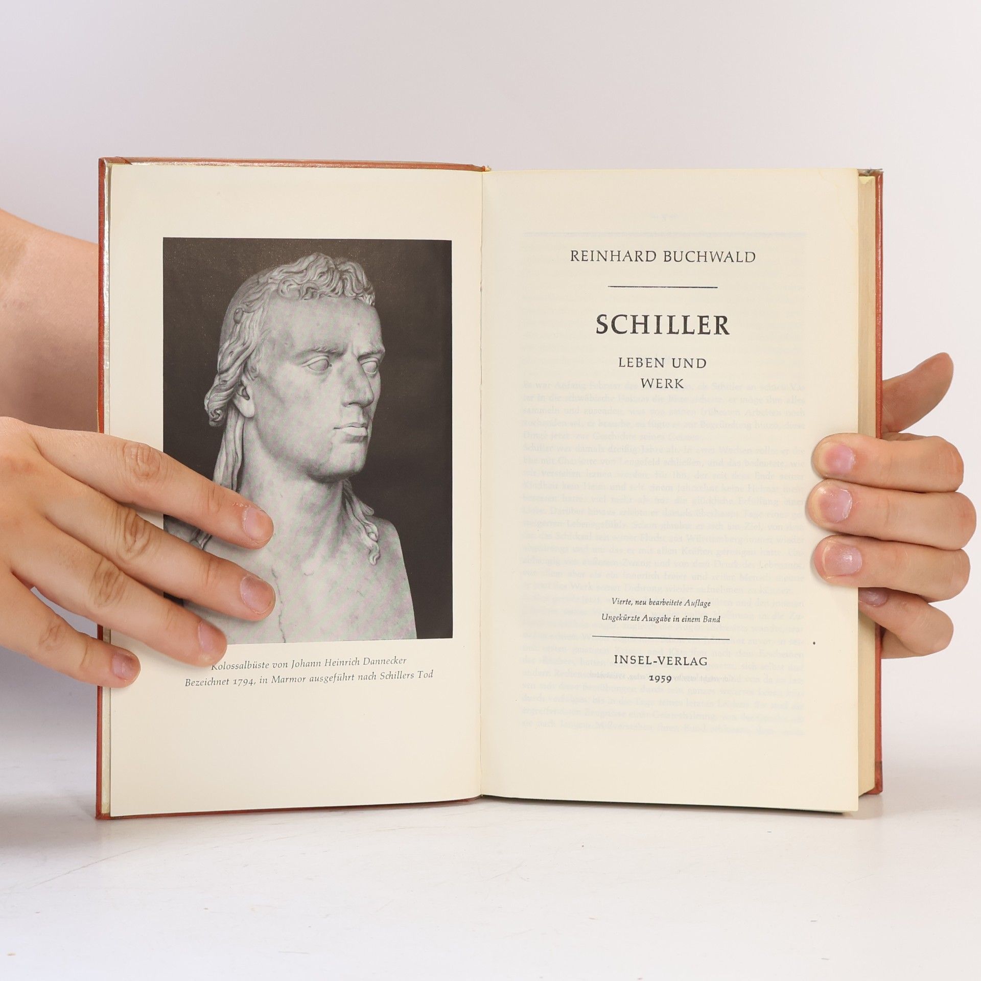Reinhard Buchwald Schiller. Leben und Werk