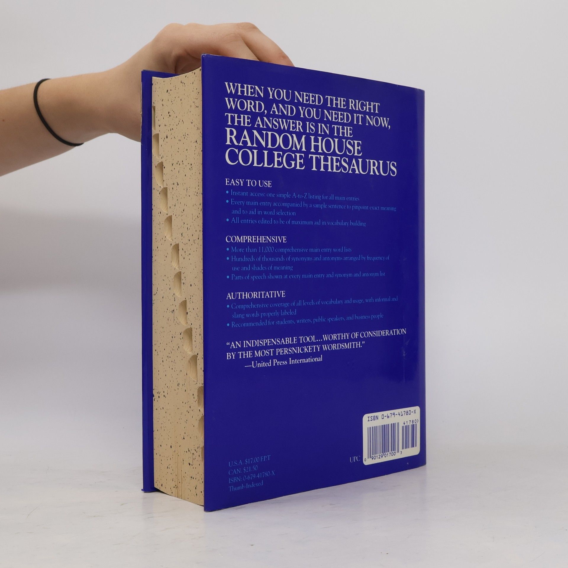 Jess M. Stein Random House College Thesaurus