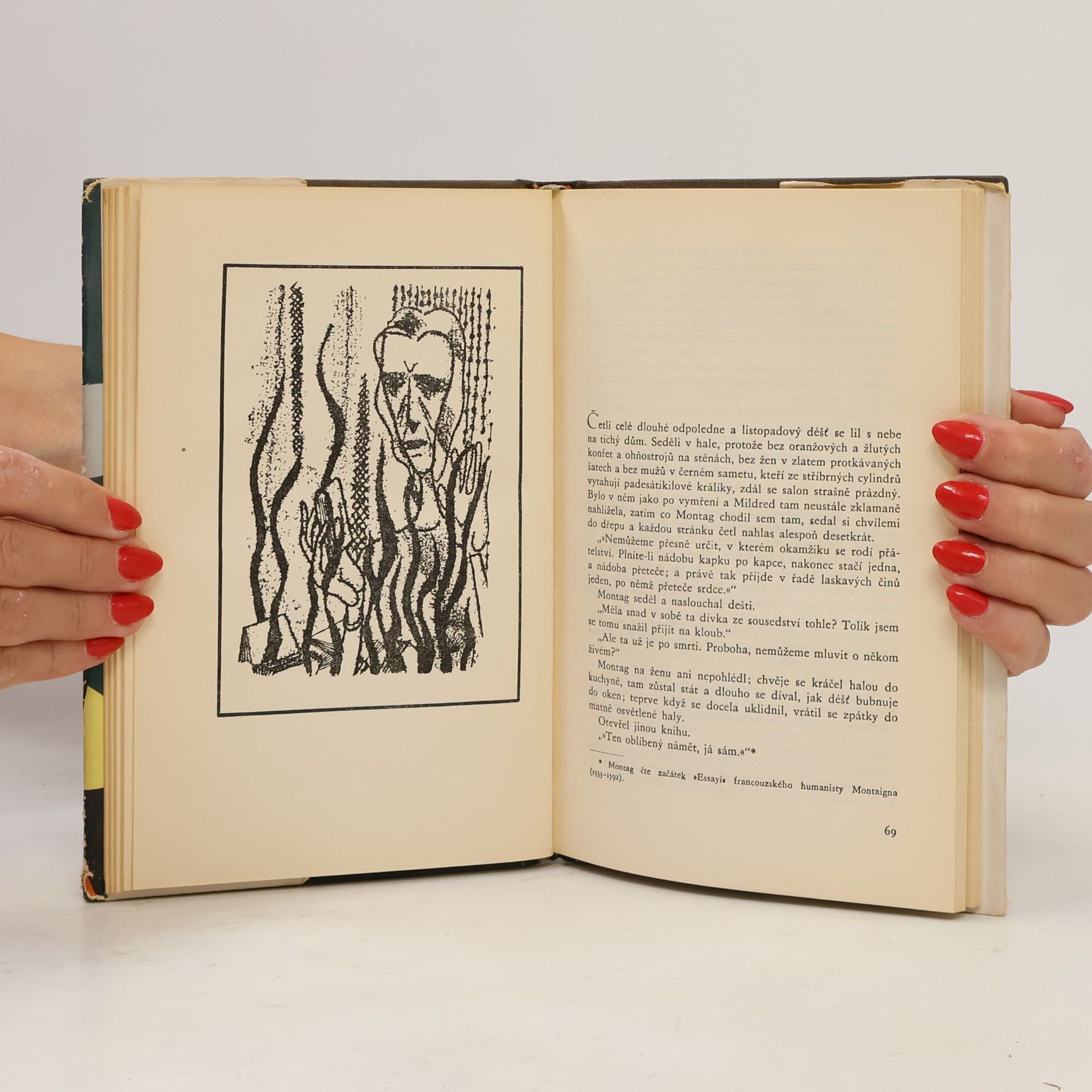 Ray Bradbury 451 stupňů Fahrenheita (1. vydání)