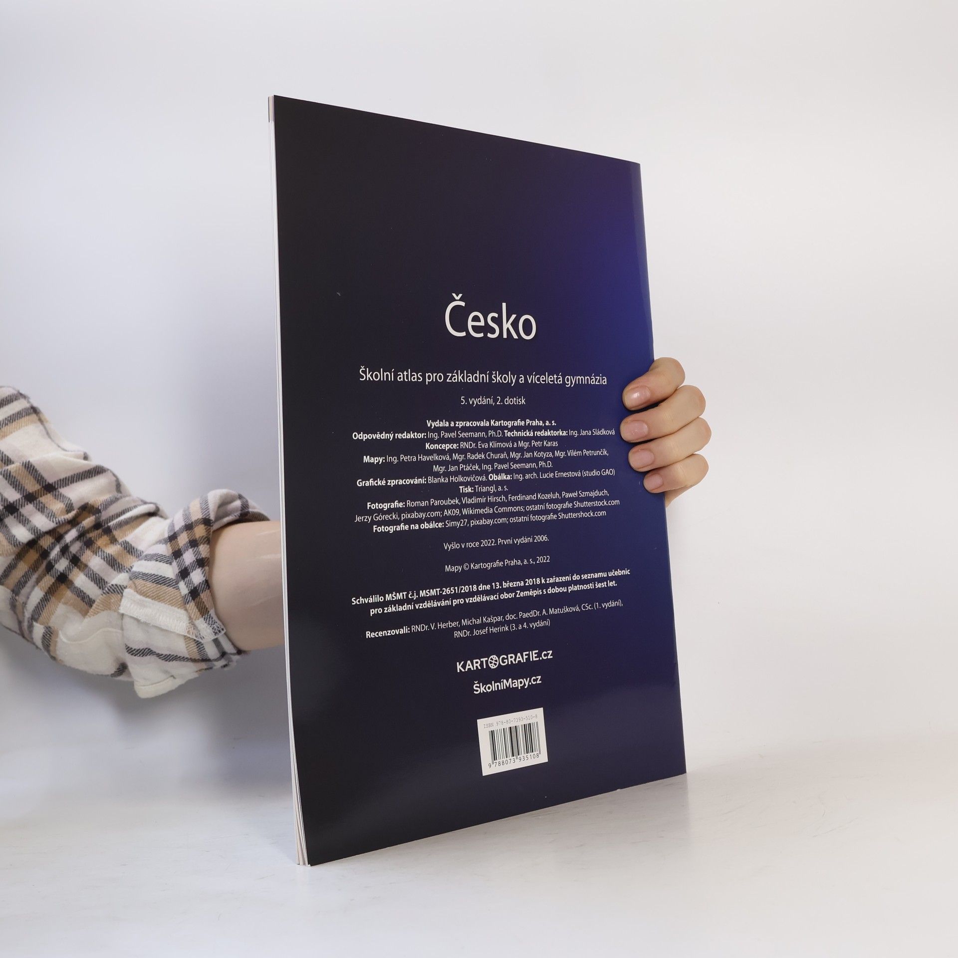Collectif d'auteurs Česko: školní atlas pro základní školy a víceletá gymnázia