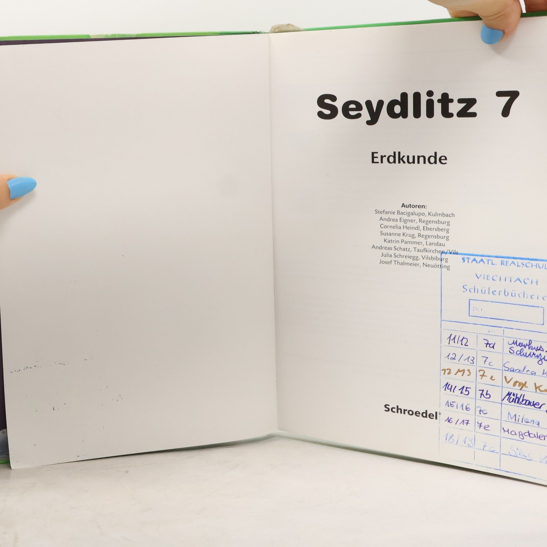 Stefanie Bacigalupo Seydlitz - Erdkunde 7