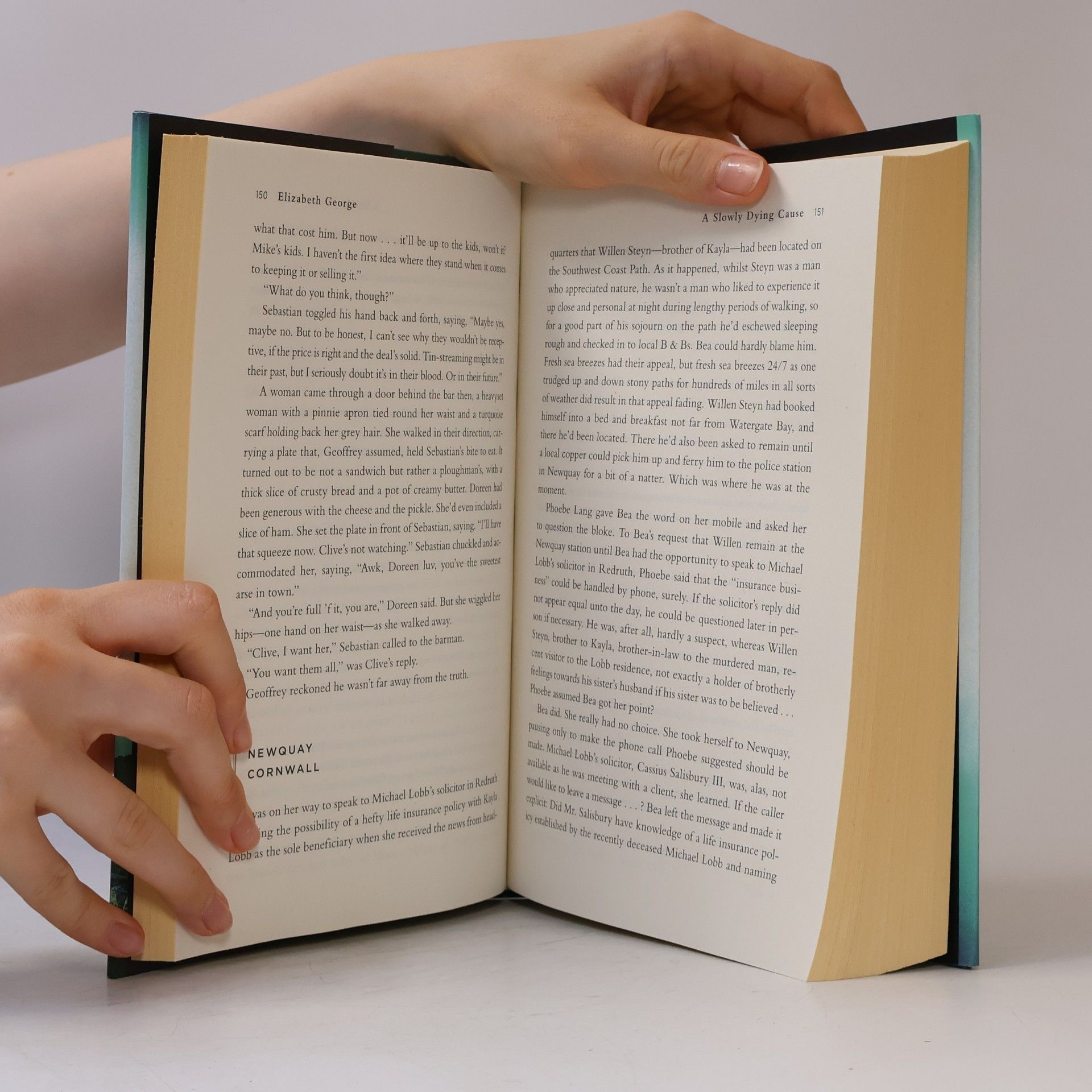 Elizabeth George A Lynley Novel: A Slowly Dying Cause