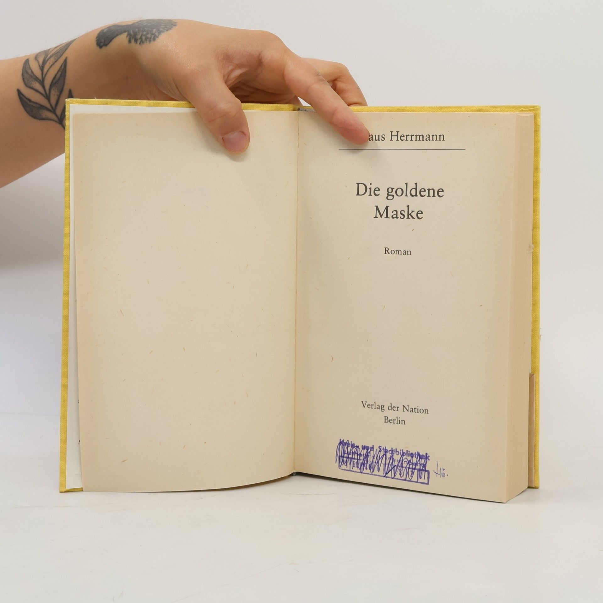 Klaus Herrmann Die Goldene maske