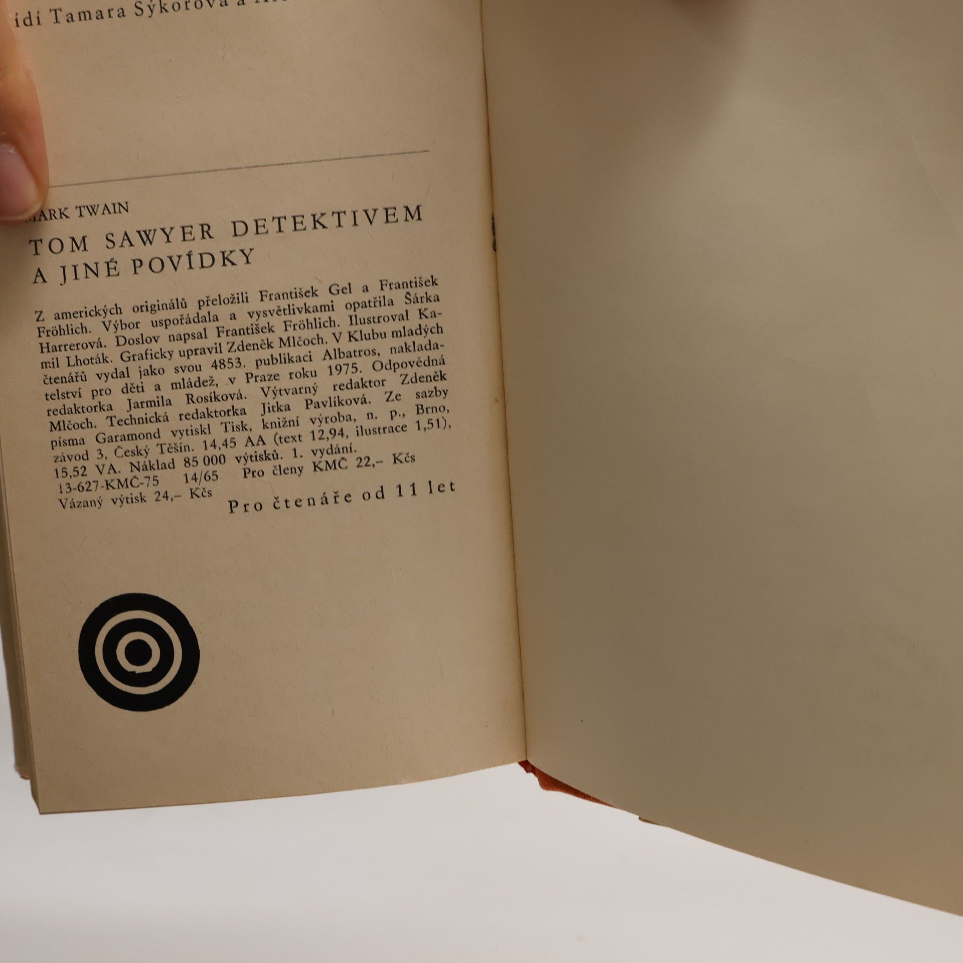 Mark Twain Tom Sawyer detektivem a jiné povídky