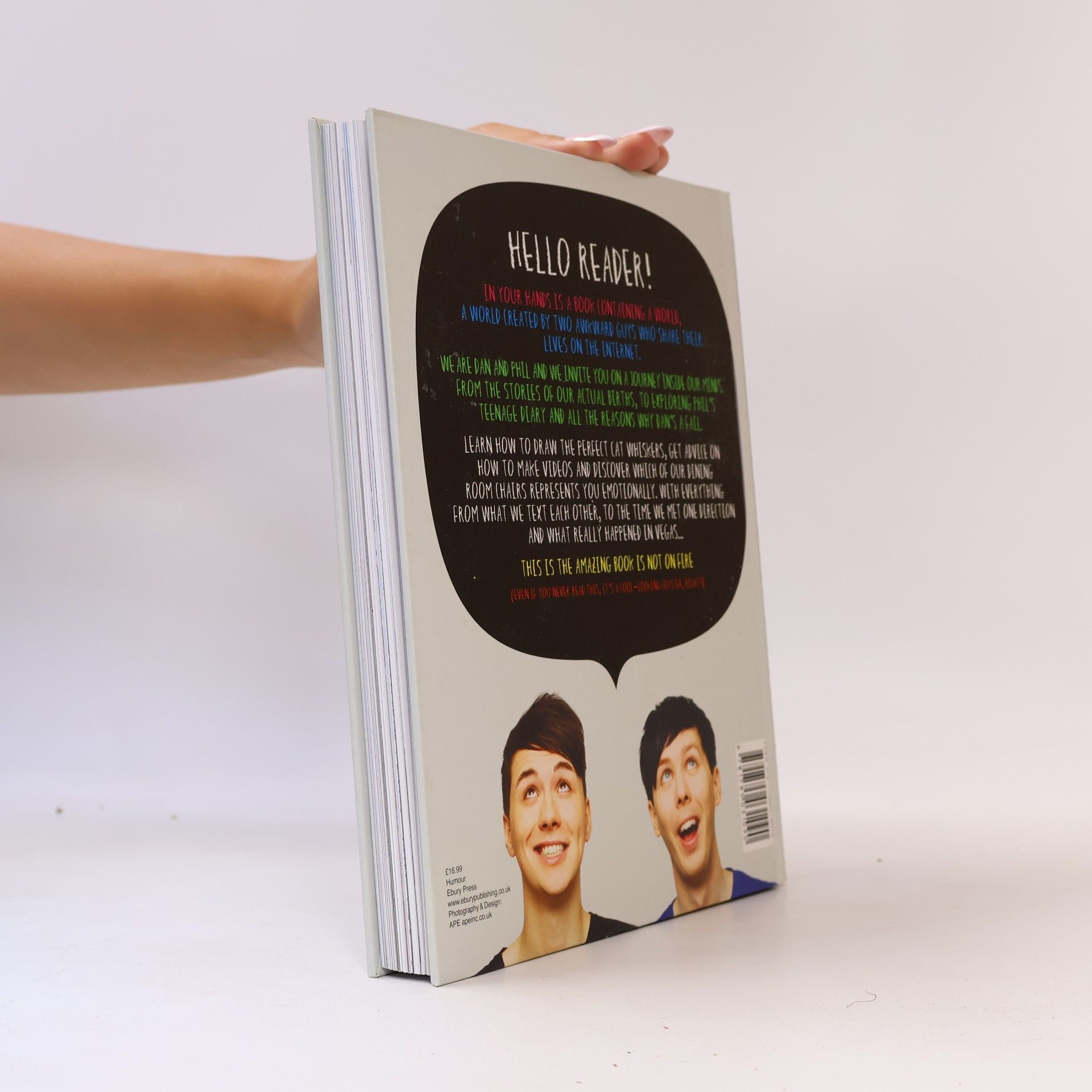 Dan Howell The amazing book is not on fire: The World of Dan and Phil