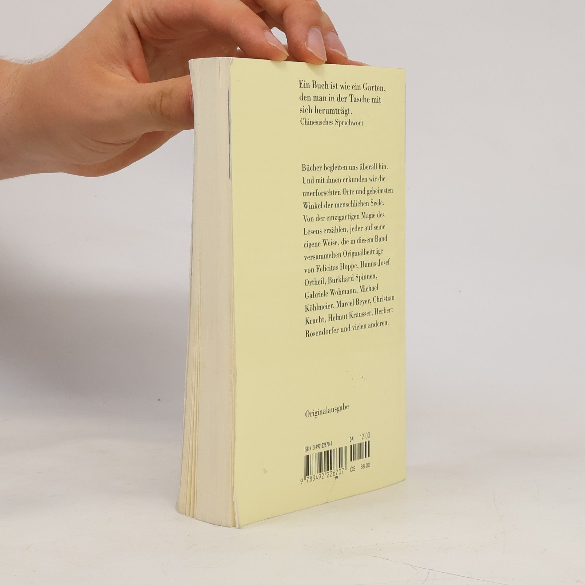 Thomas Tebbe Wenn Kopf und Buch zusammenstoßen
