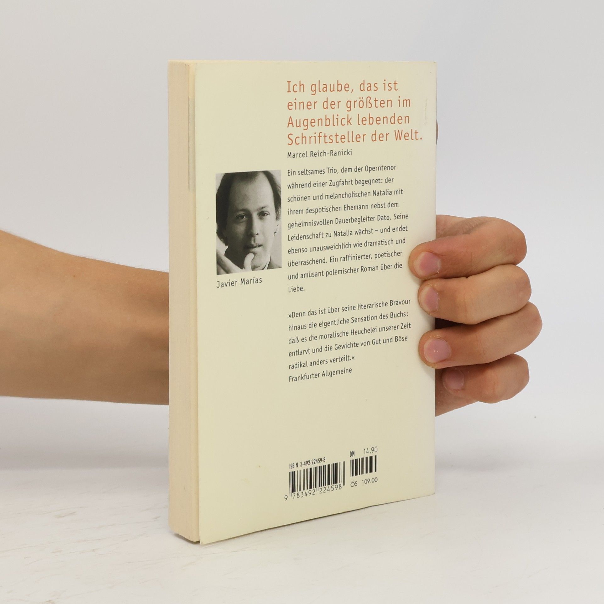 Javier Marías Der Gefühlsmensch