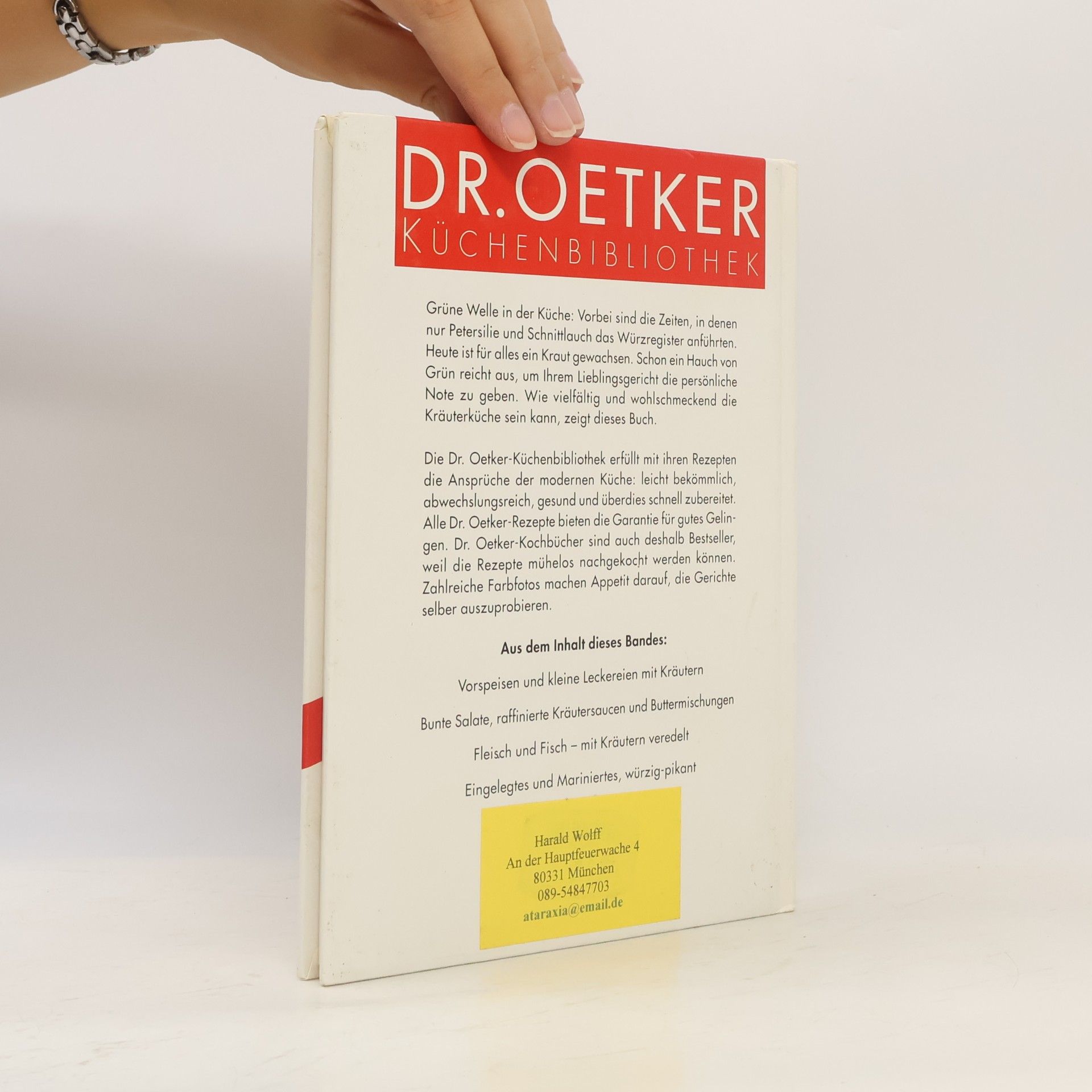 Various authors Küchenbibliothek Kräuter