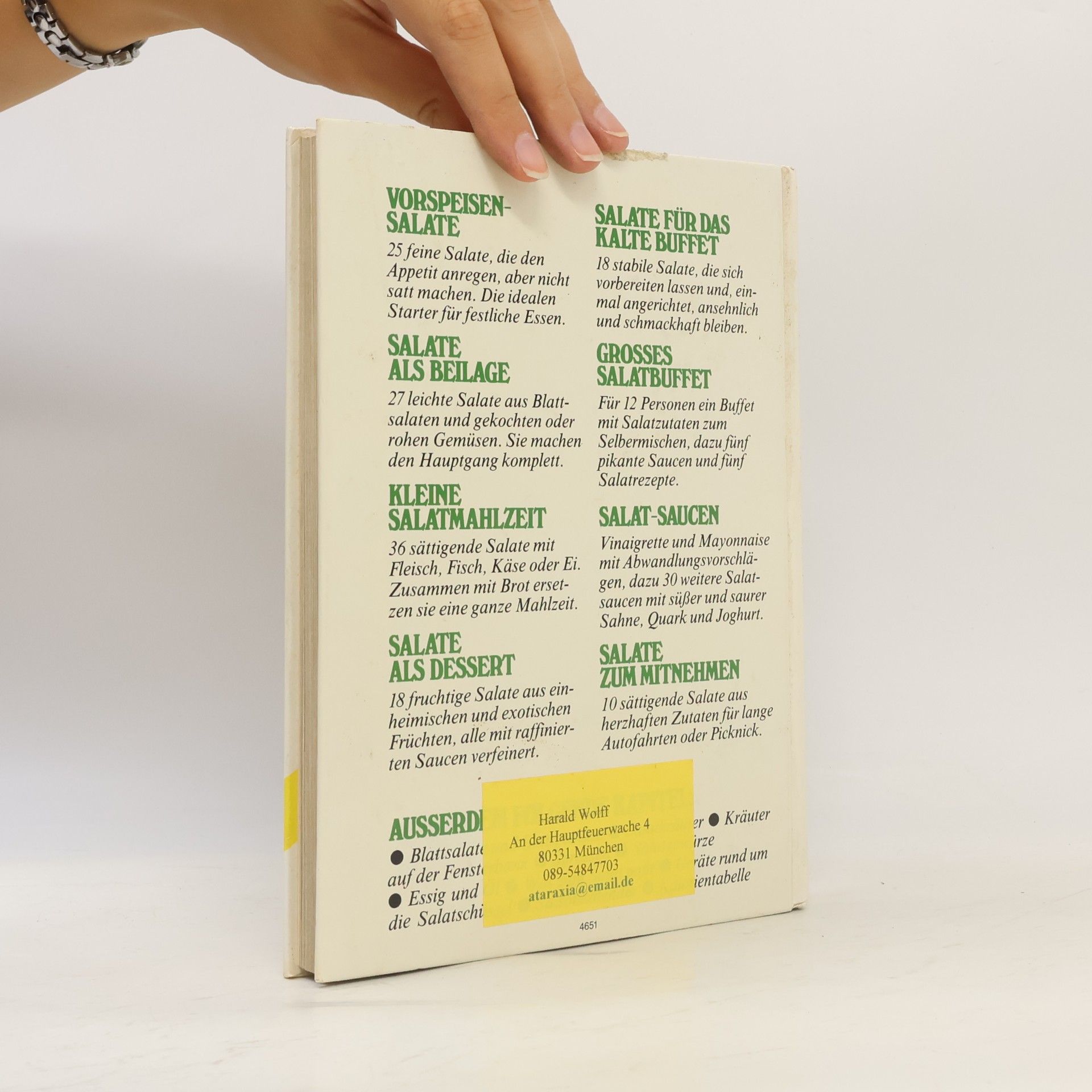 Gisa von Barsewisch Das neue Buch der Salate