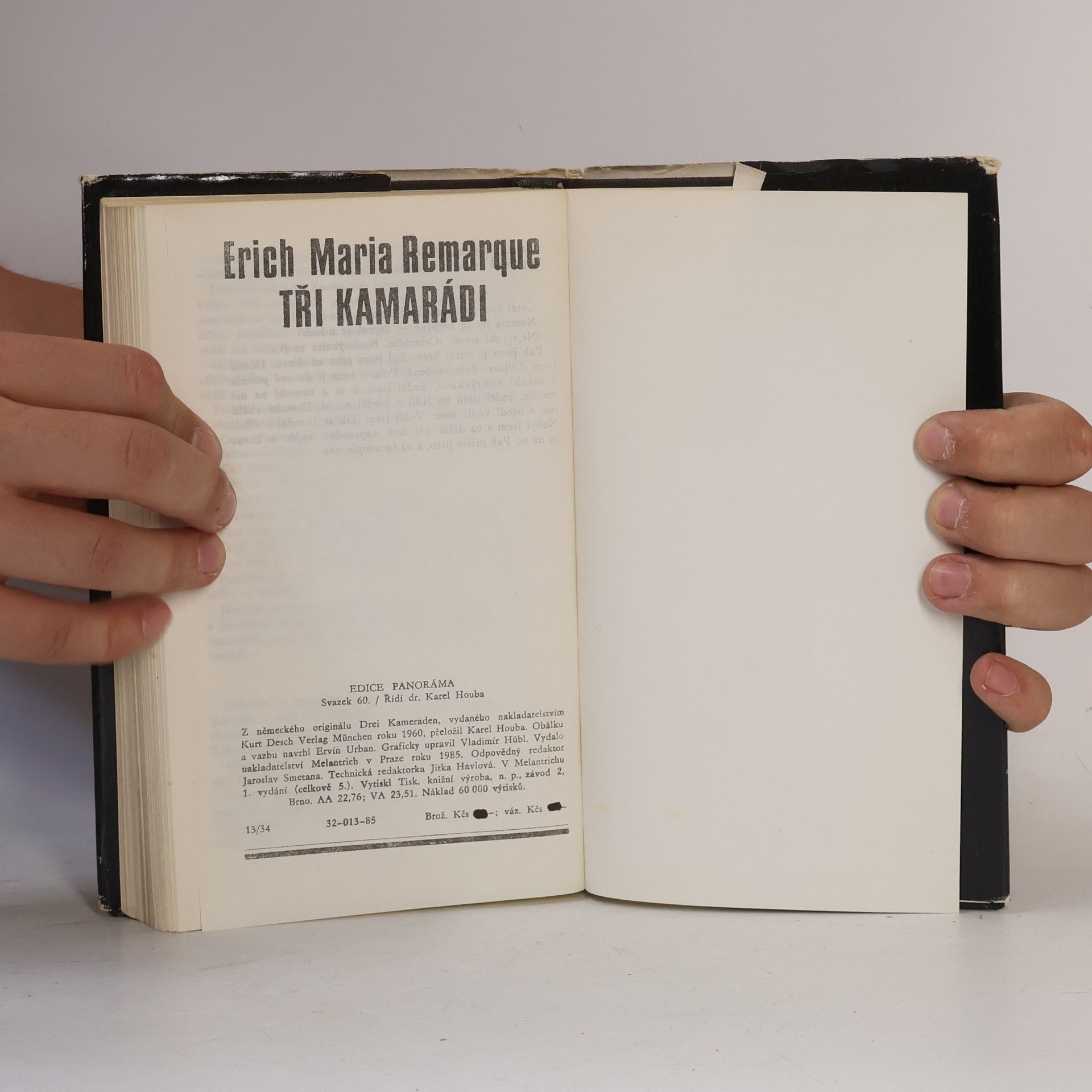 Erich Maria Remarque Tři kamarádi