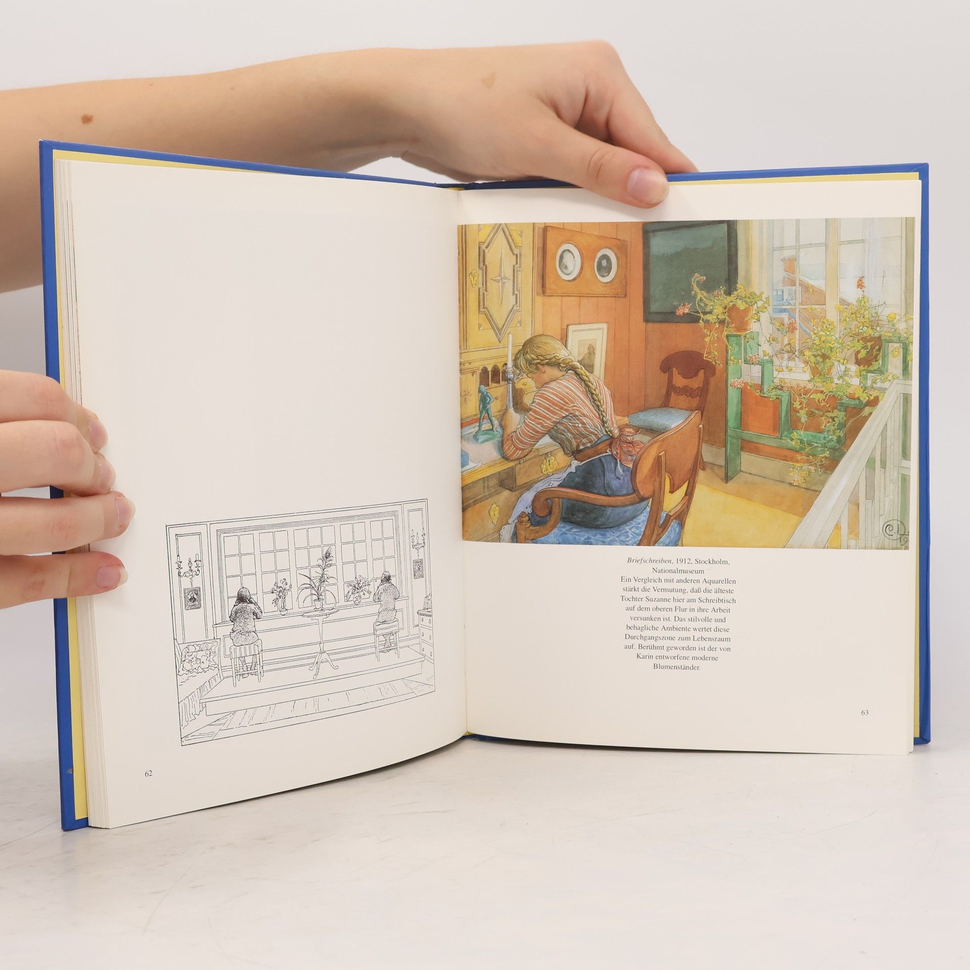 Carl Larsson Aquarelle und Zeichnungen