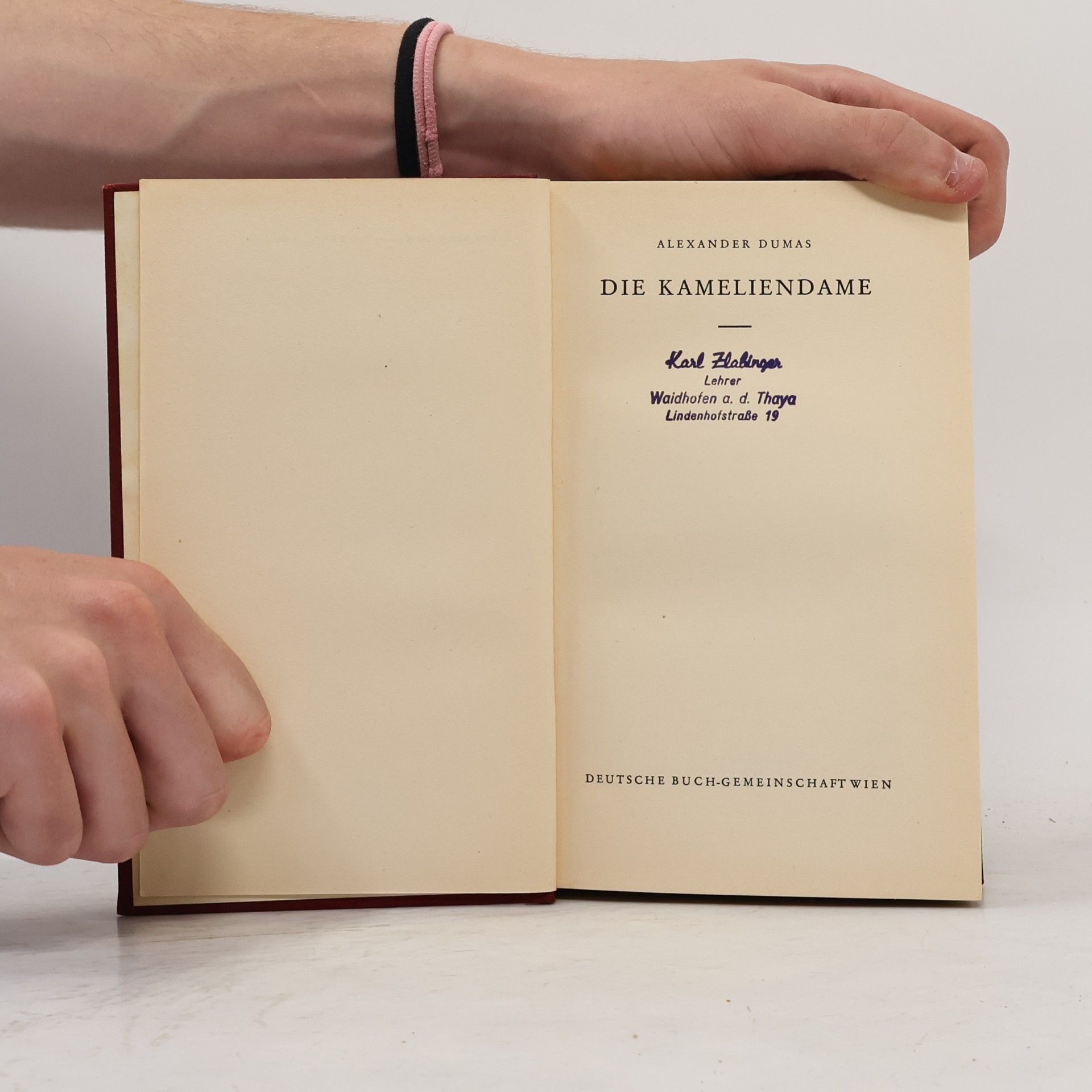 Alexandre Dumas fils Die Kameliendame