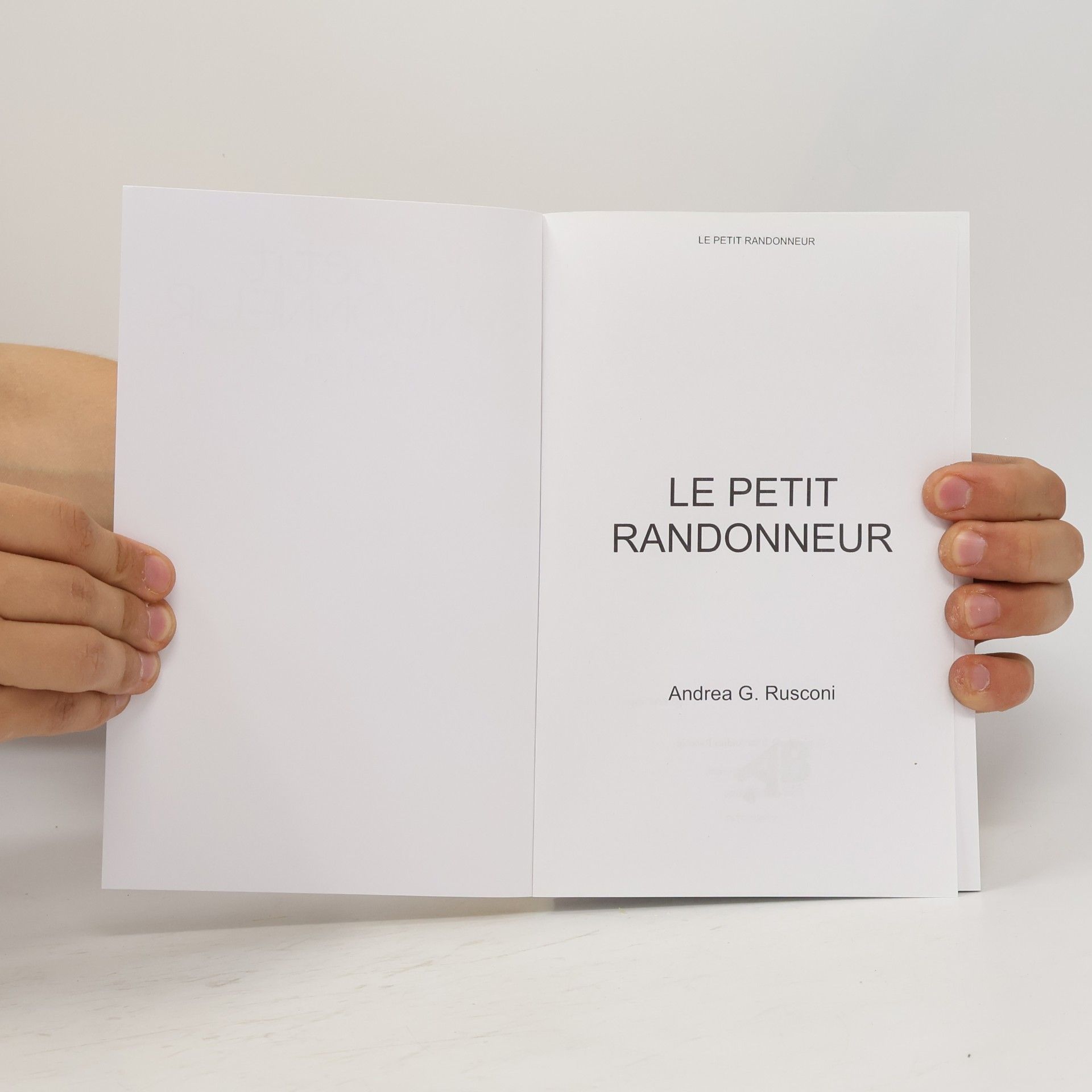 Andrea G. Rusconi Le Petit Randonneur