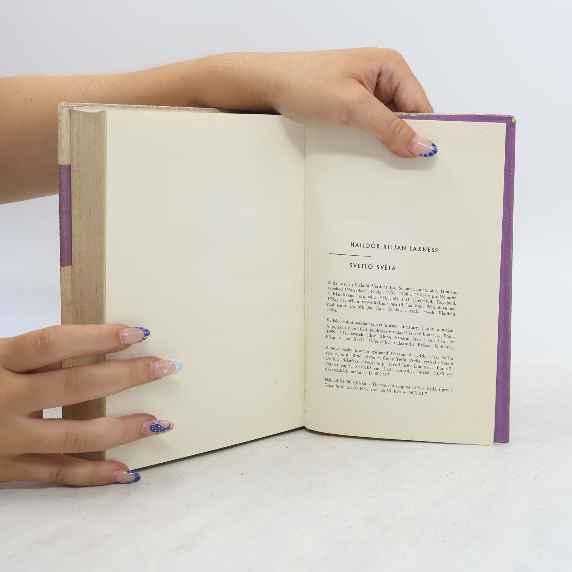 Halldór Laxness Světlo světa