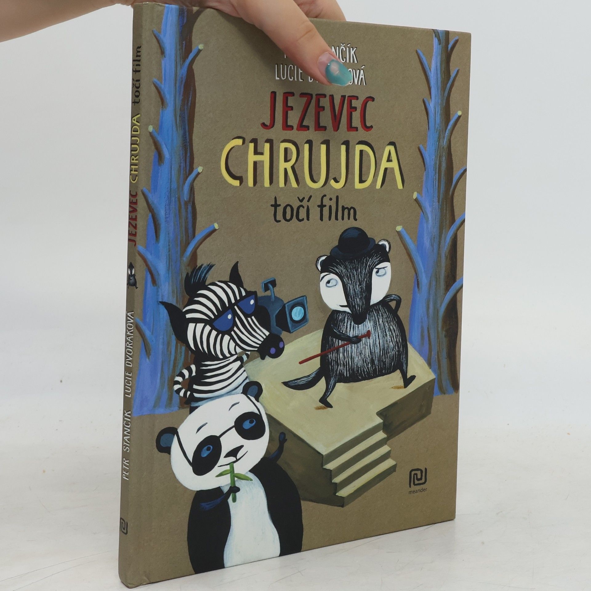 Lucie Dvořáková Jezevec Chrujda točí film