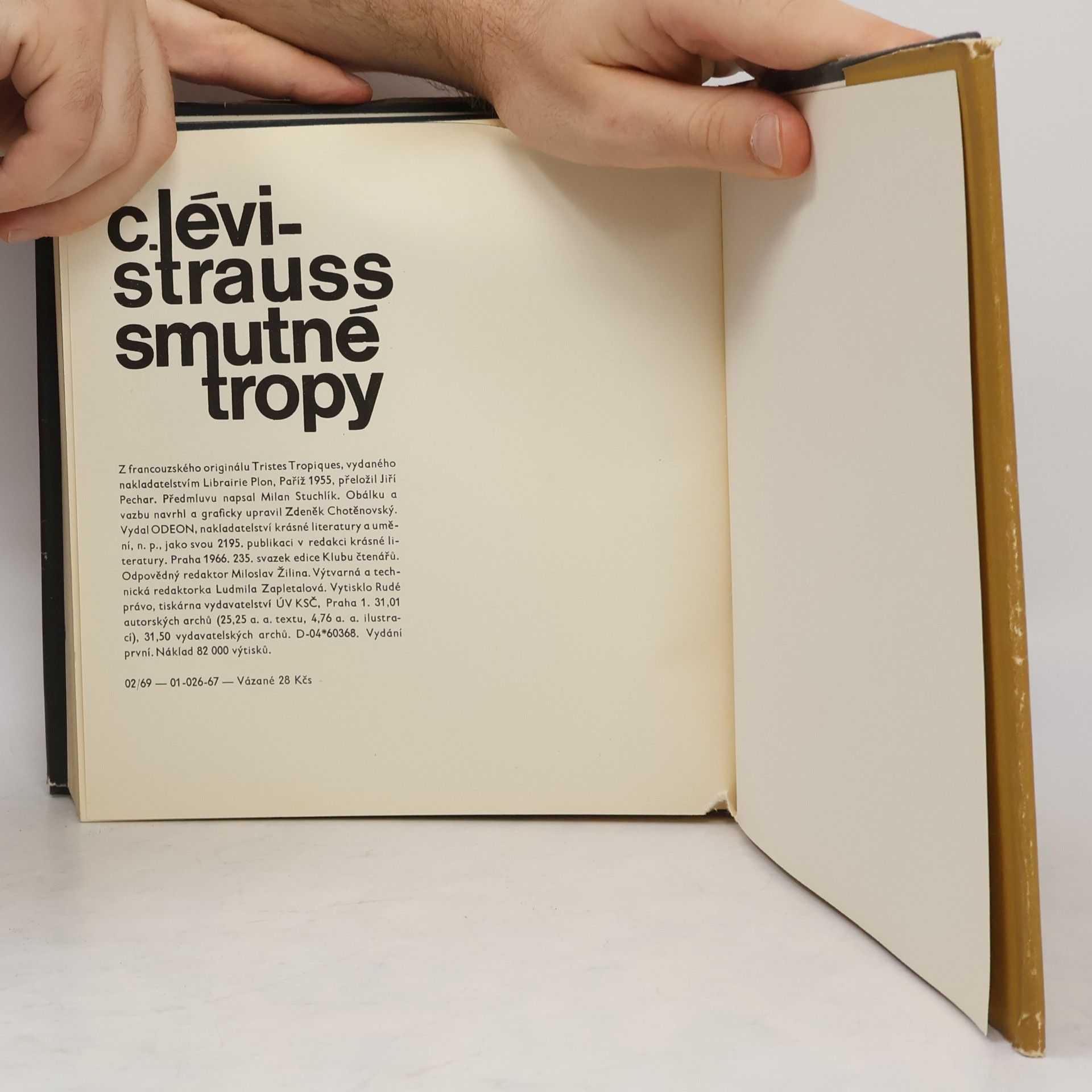 C. Lévi-Strauss Smutné tropy