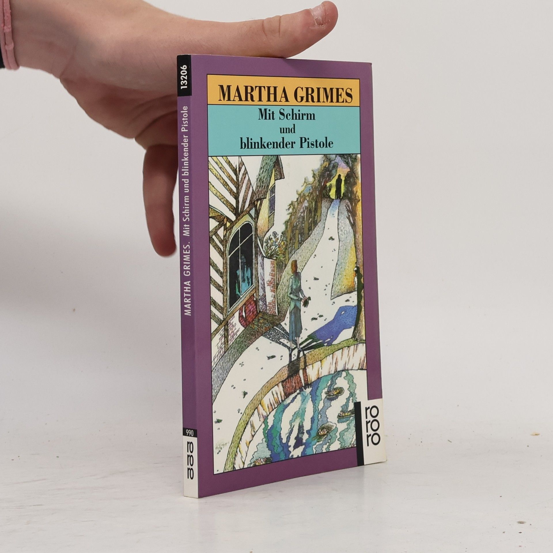 Martha Grimes Mit Schirm und blinkender Pistole