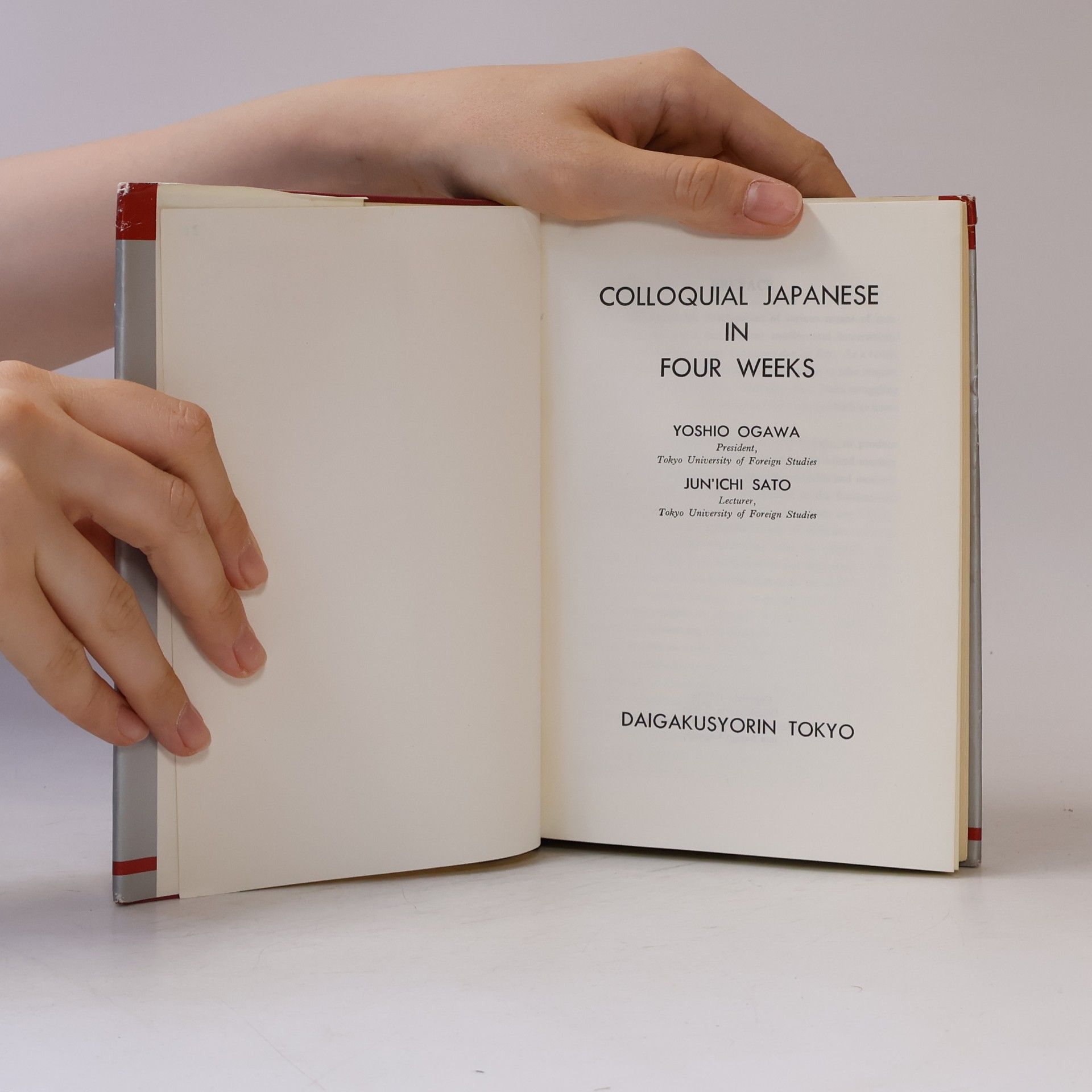Yoshio Ogawa Colloquial Japanese in Four Weeks