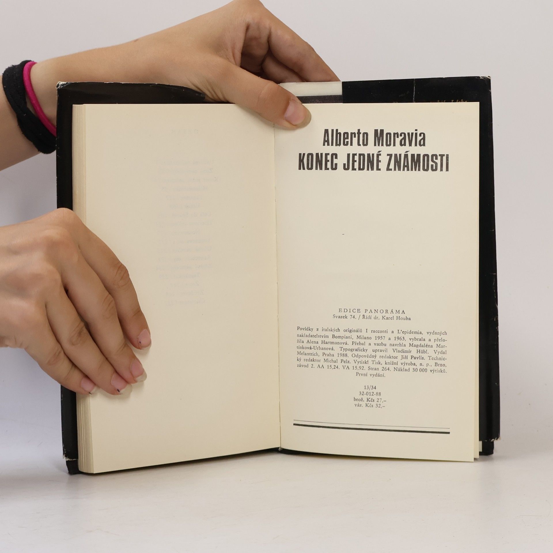 Alberto Moravia Konec jedné známosti