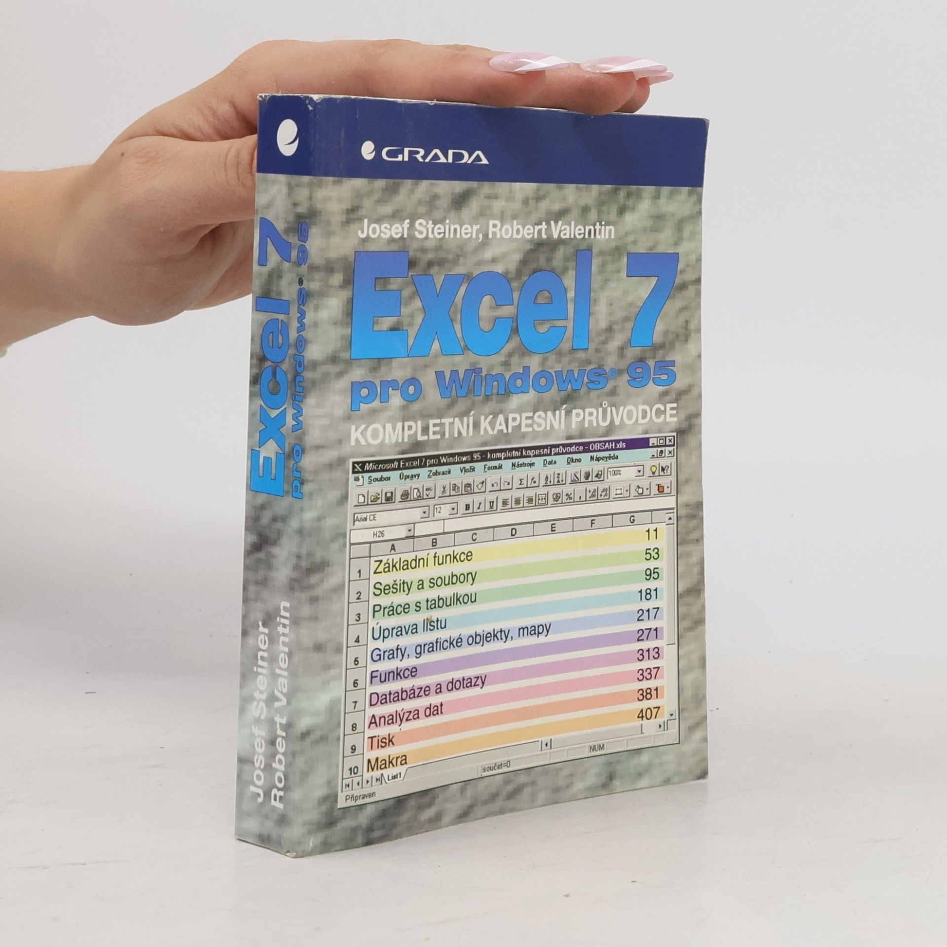 Josef Steiner Excel pro Windows 95 - kompletní kapesní průvodce
