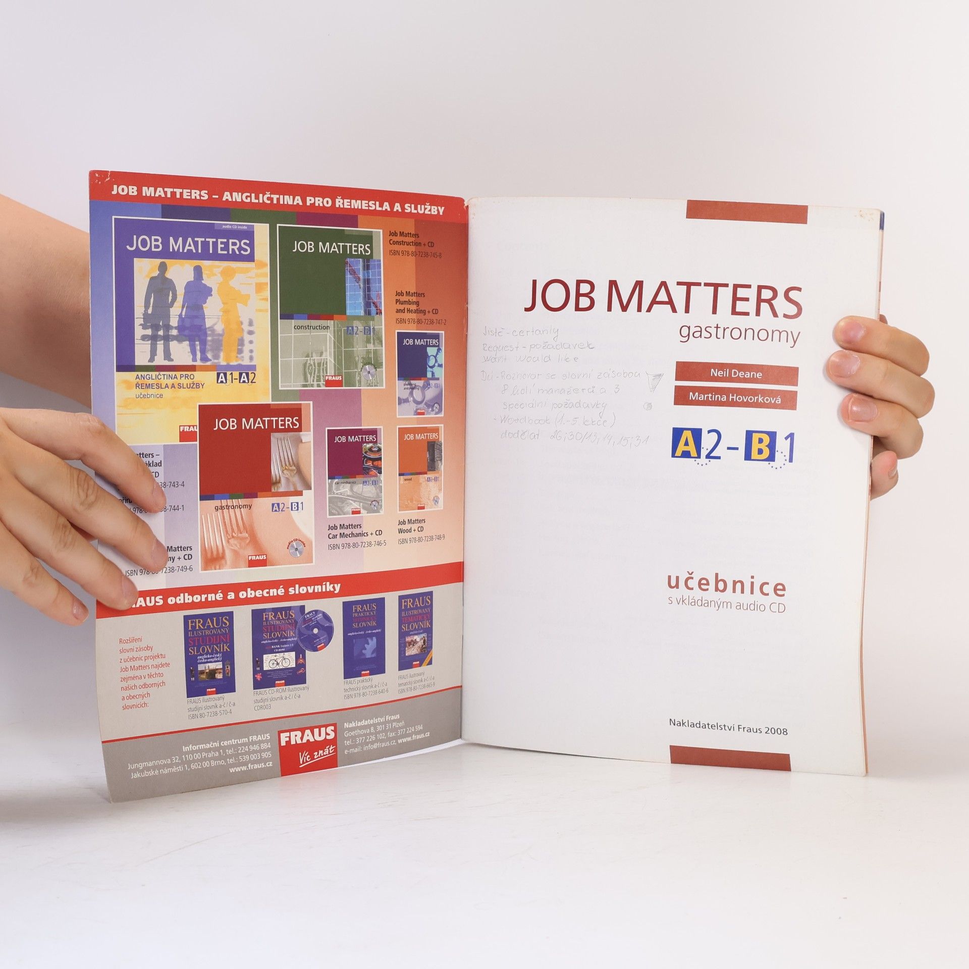 Kolektiv autorů Job Matters - Gastronomy - učebnice
