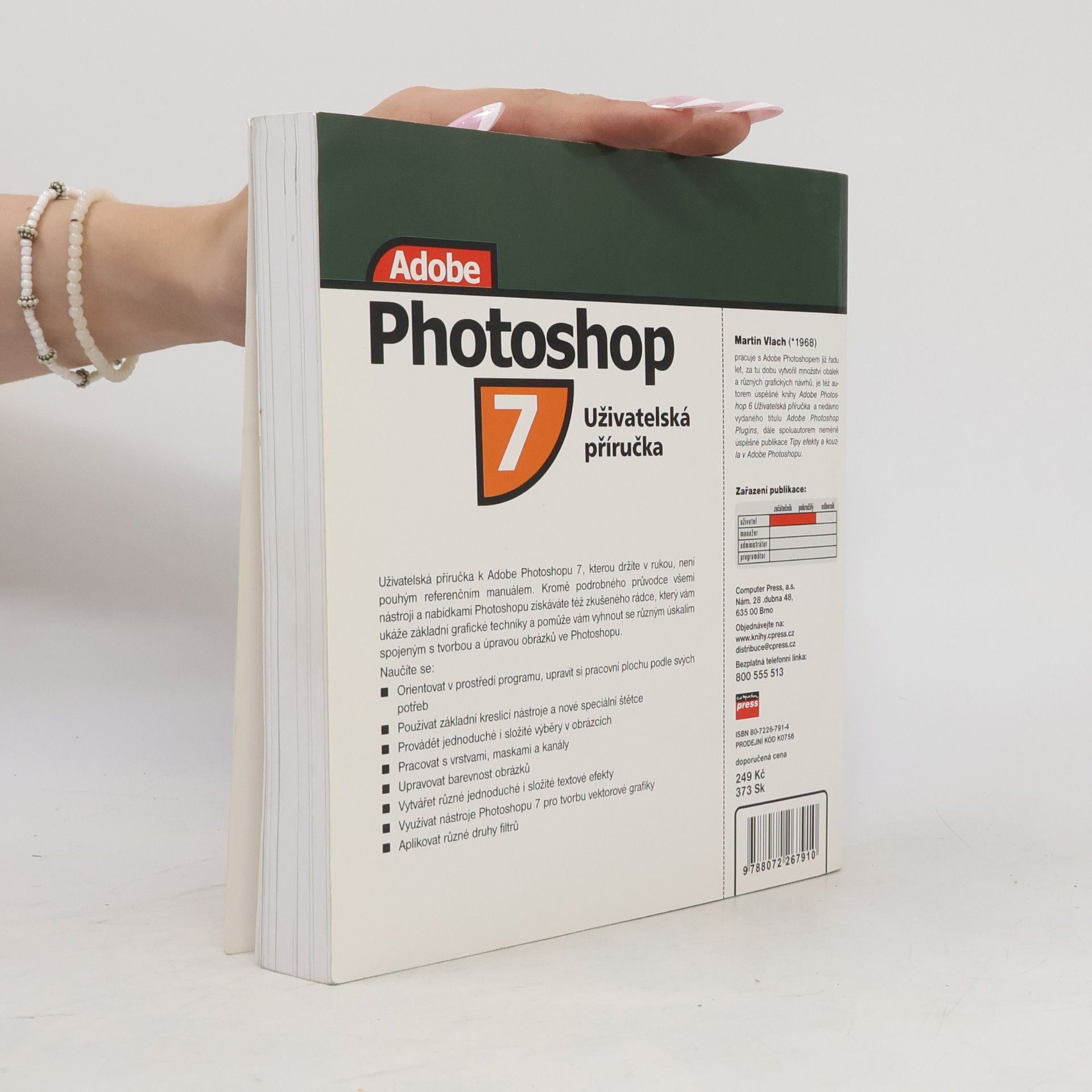 Martin Vlach Adobe Photoshop 7 : uživatelská příručka