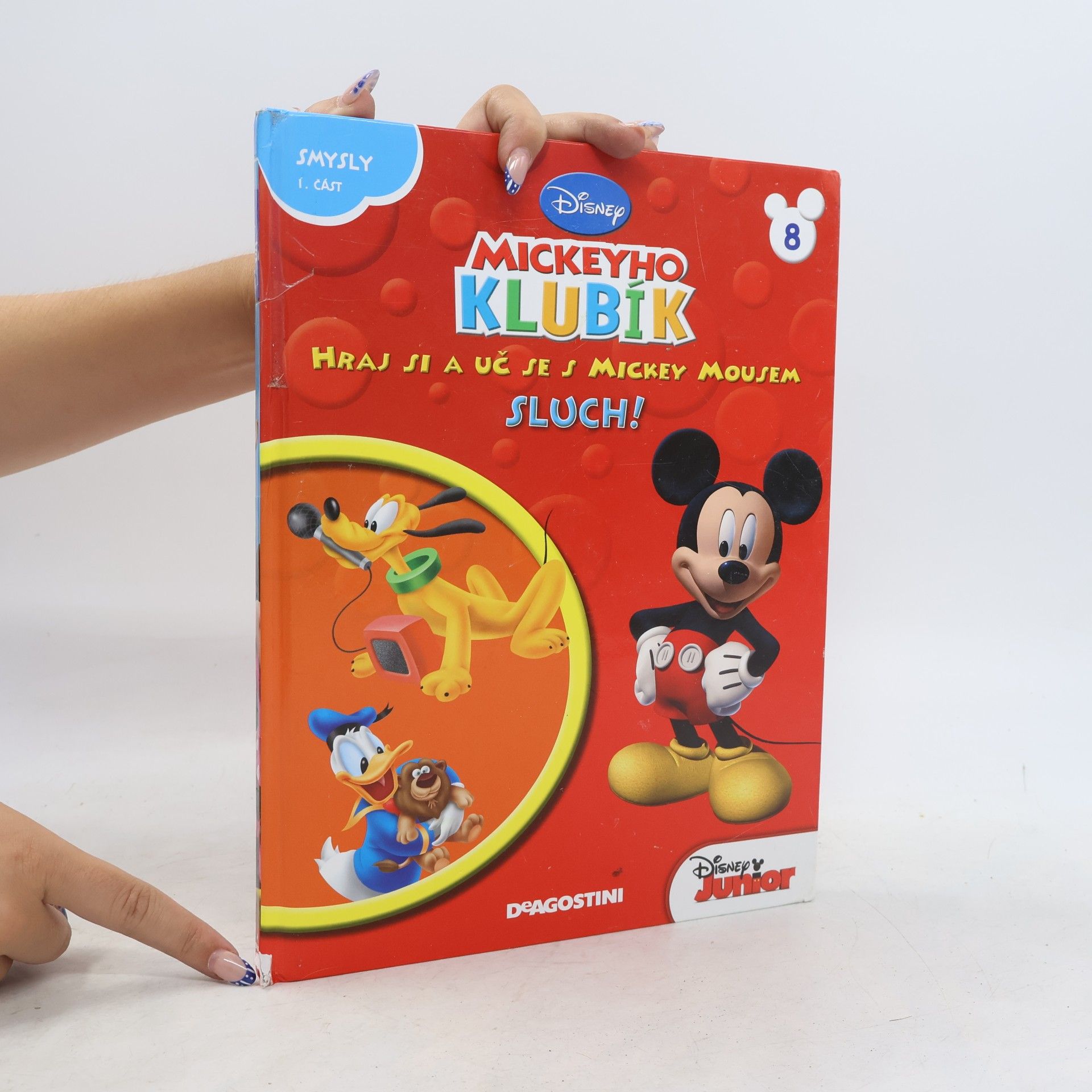 Various authors Hraj si a uč se s Mickey Mousem 8. Sluch!