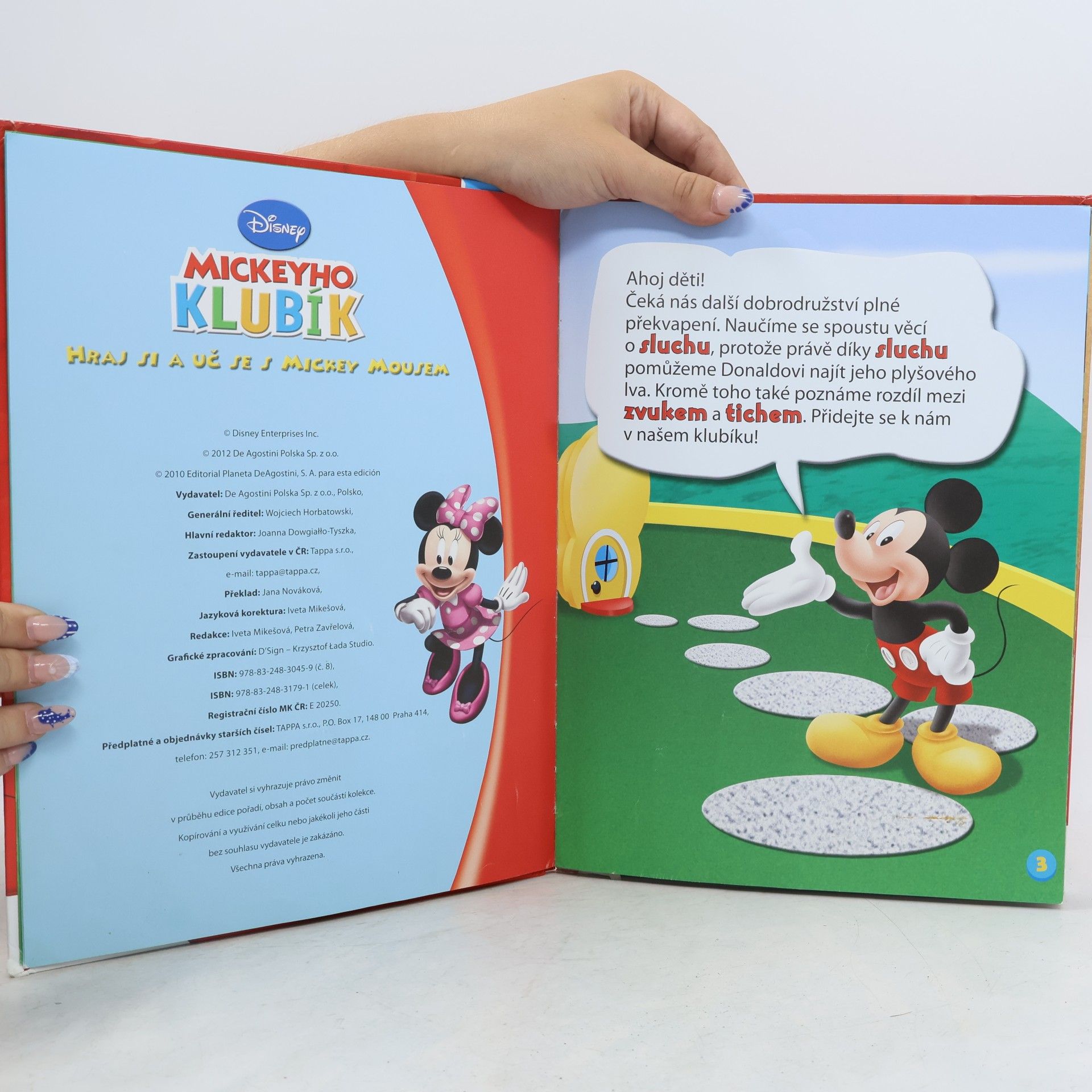 Various authors Hraj si a uč se s Mickey Mousem 8. Sluch!