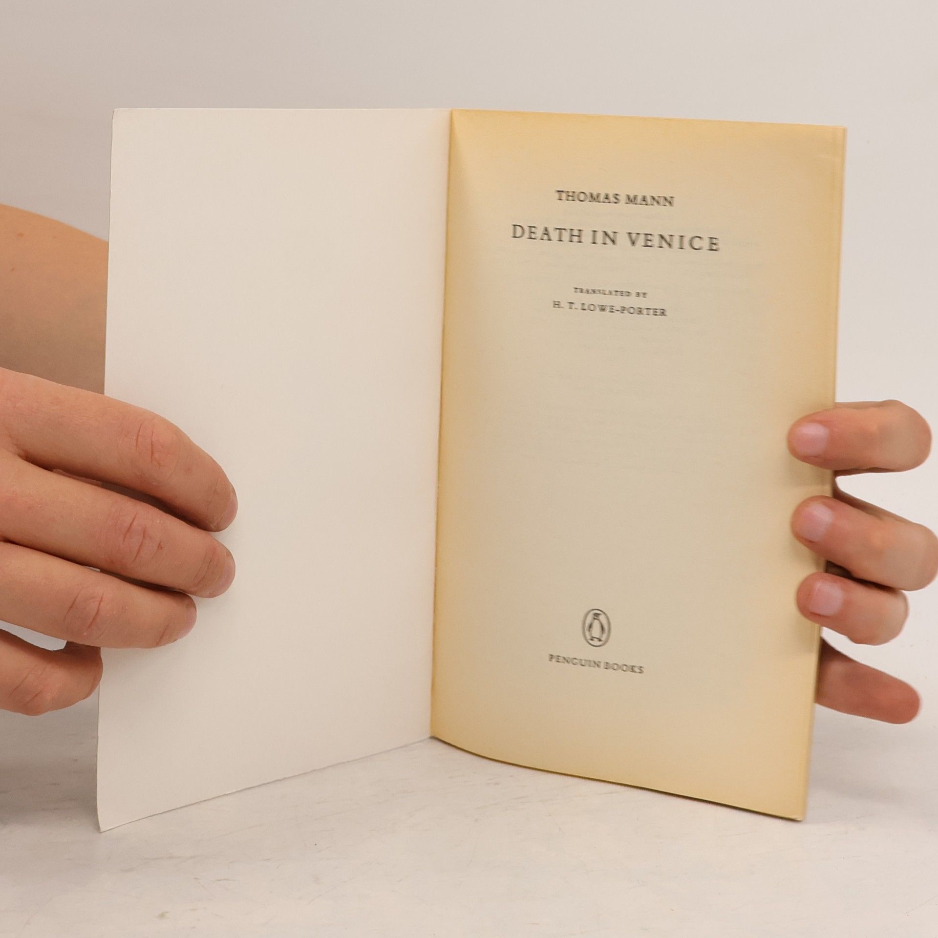 Thomas Mann Death in Venice