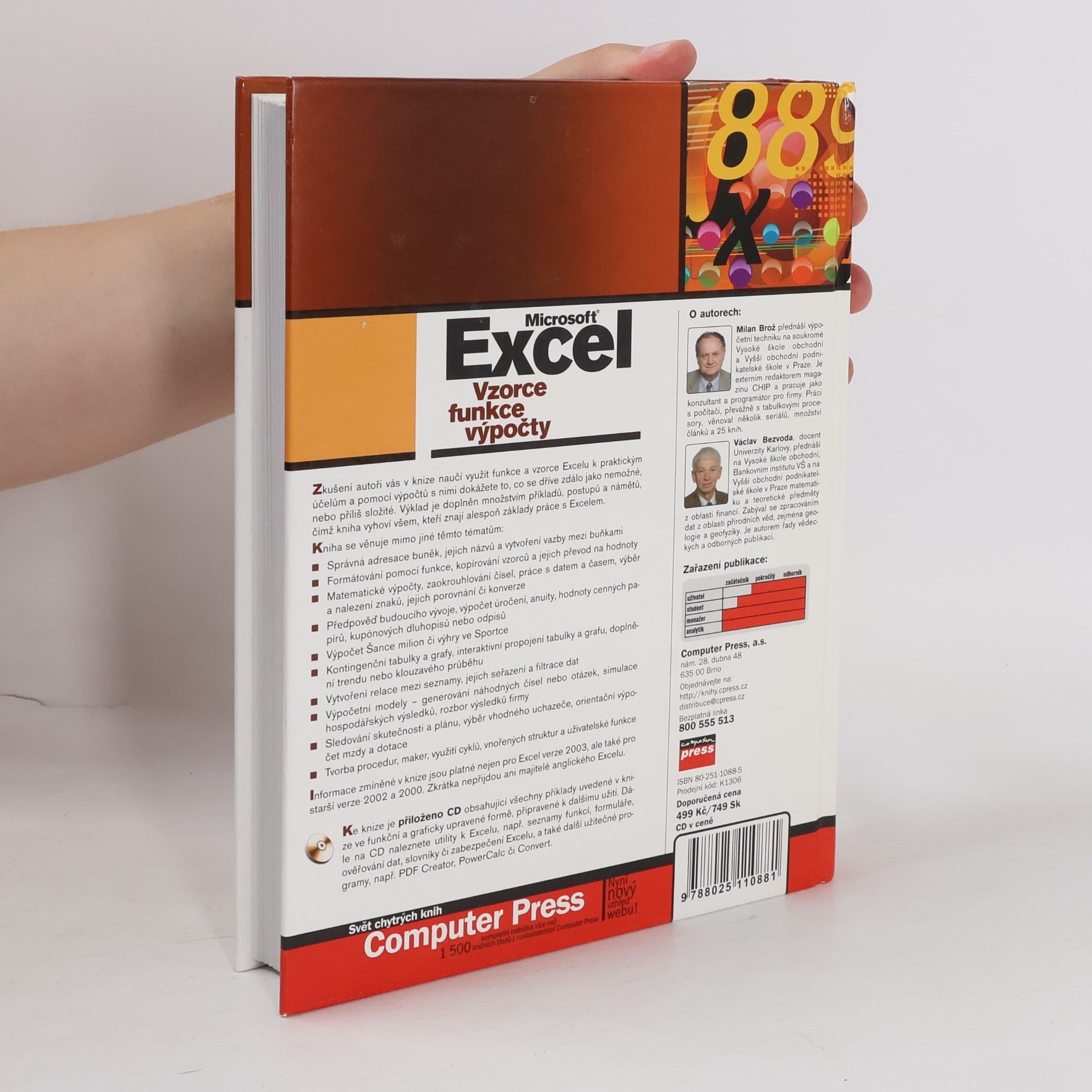 Milan Brož Microsoft Excel - vzorce, funkce, výpočty